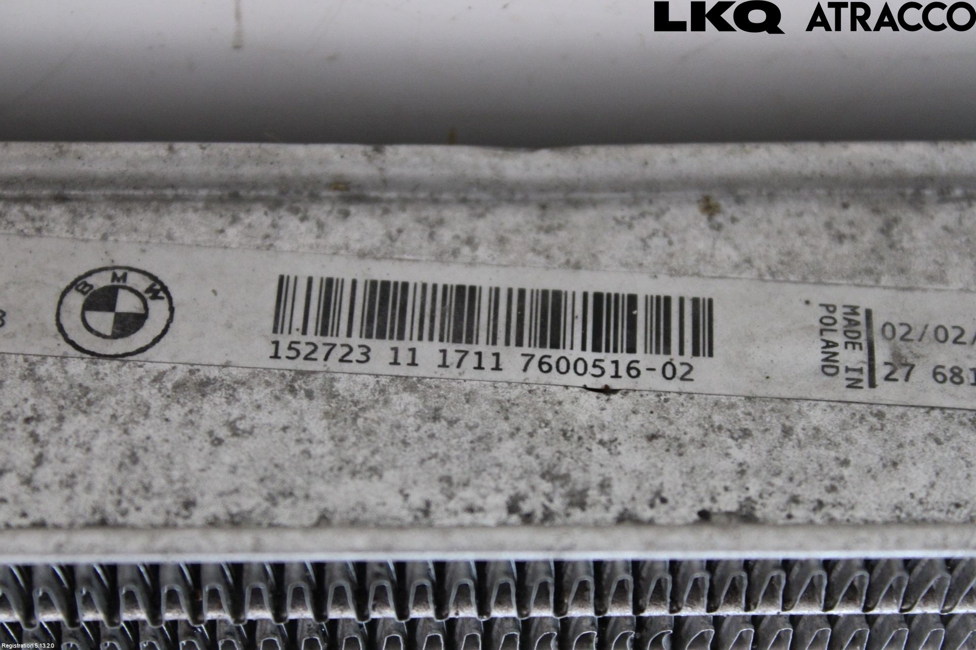 BMW 3 F30/F31/F80 12-19 Kylare Aut