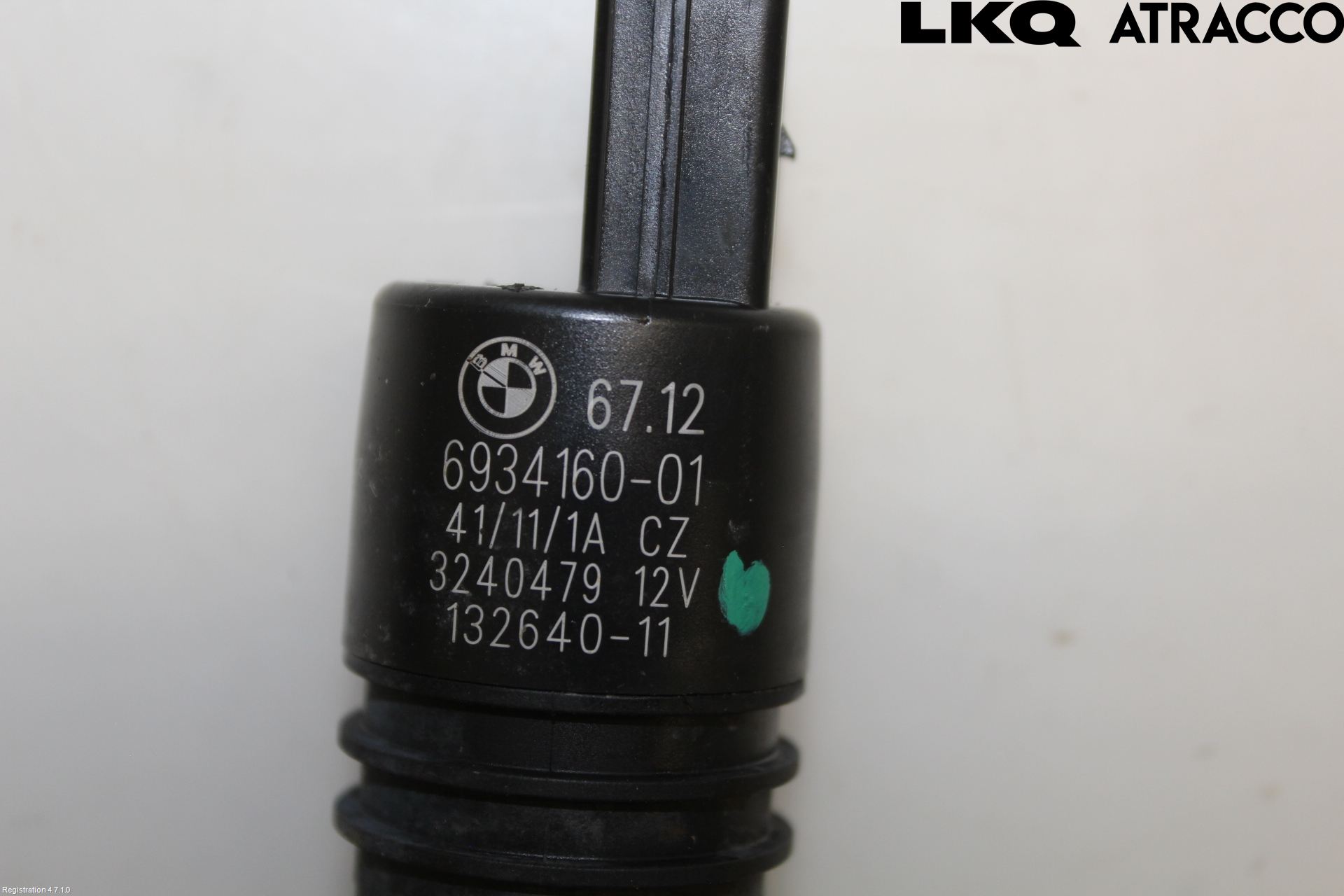 BMW 5 F10/F11/F18 09-17 Spolarpump Vindruta