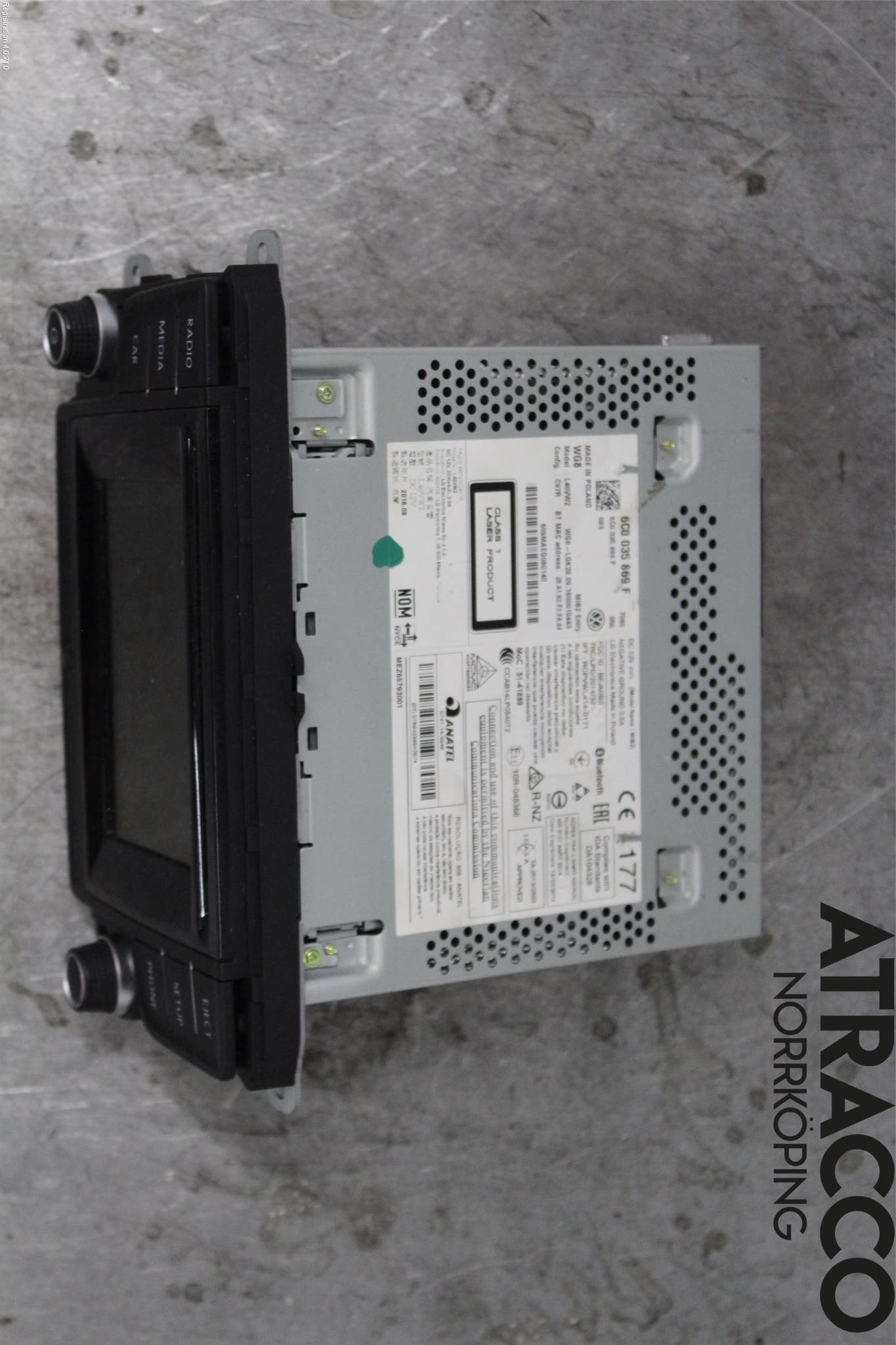 Volkswagen VW POLO 10-17 Cd Radio - Multimediapanel