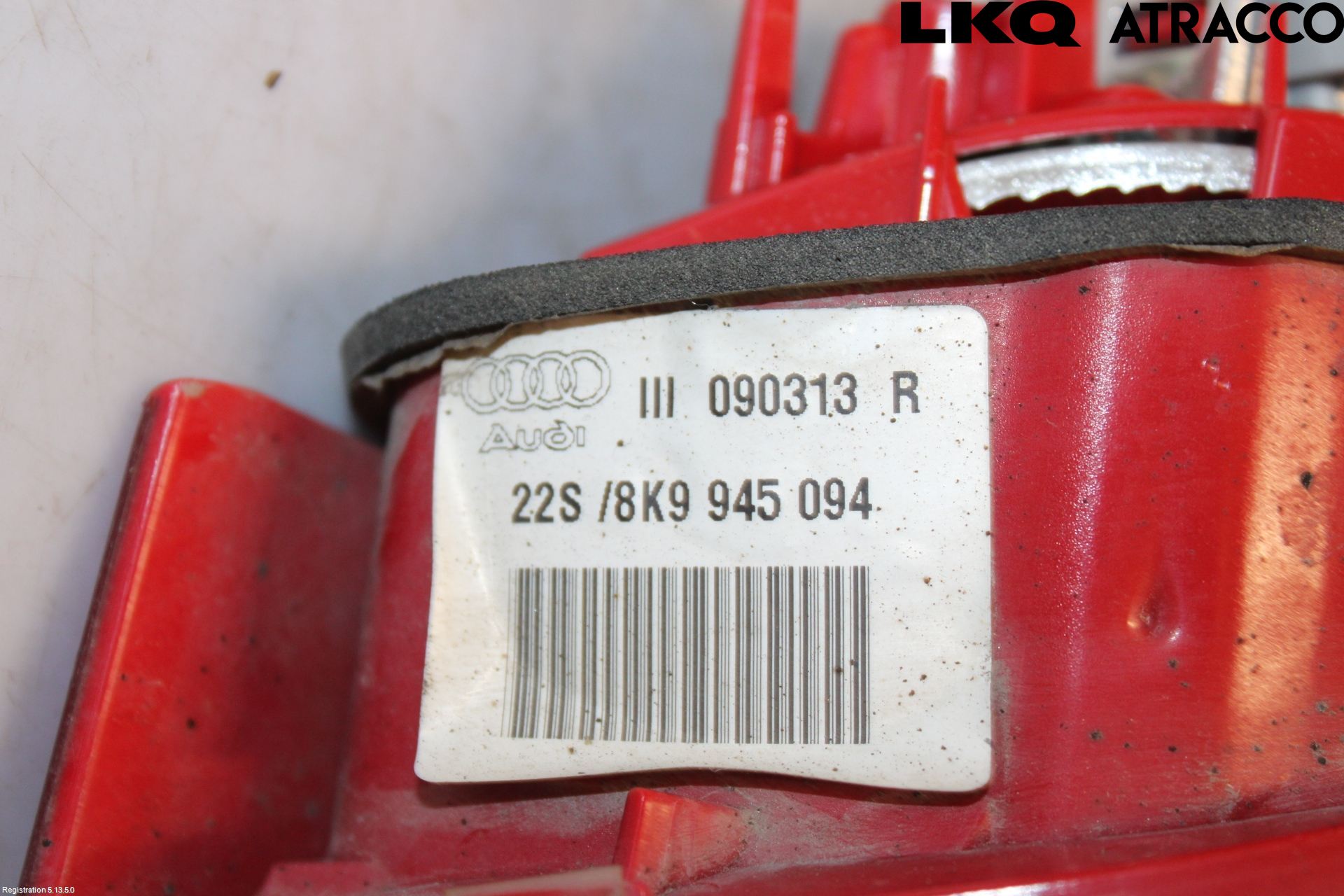 Audi A4/S4 08-11 Bakljus Lucka Hö