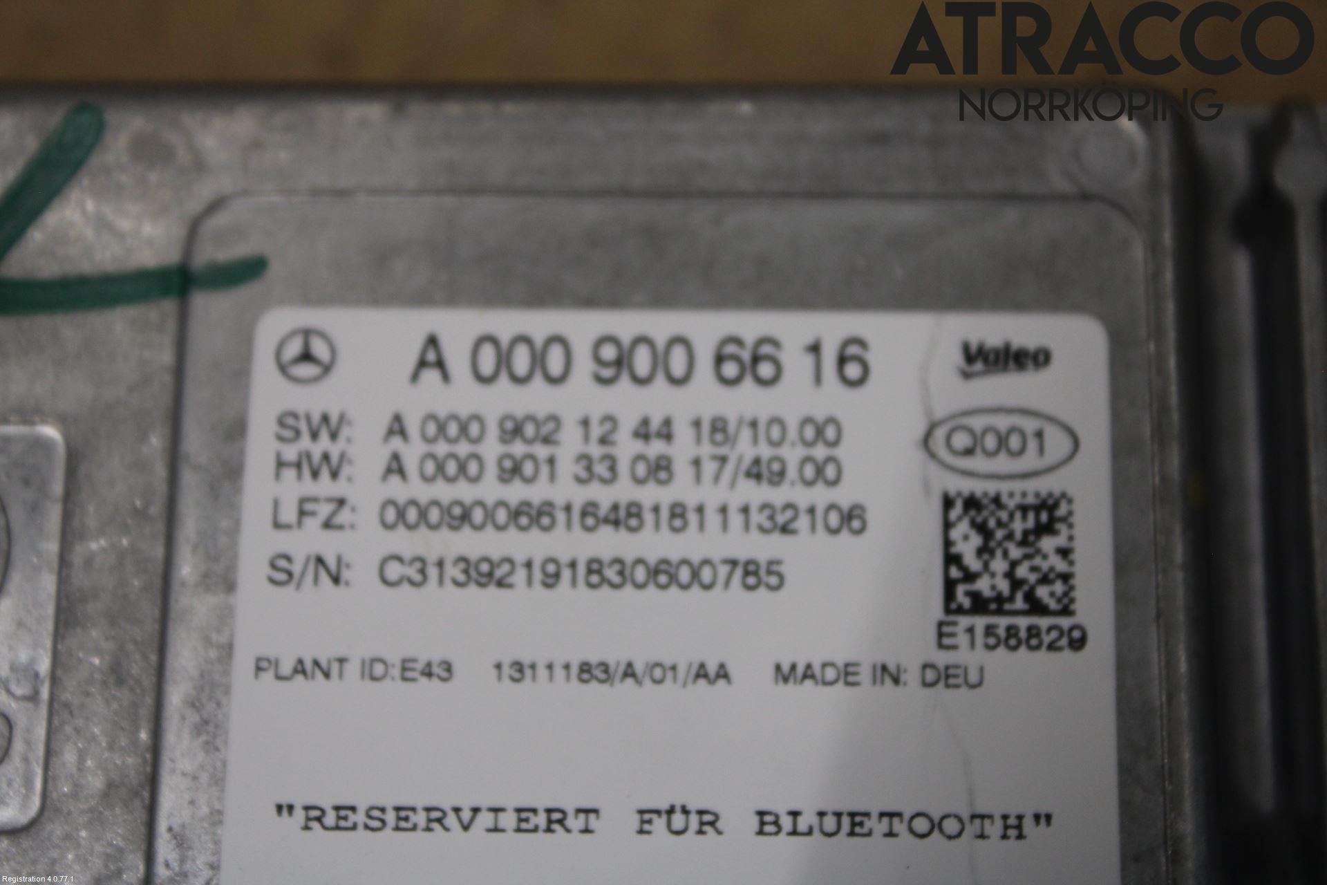 Mercedes-Benz MB C-KLASS (W205) 14-21 Styrenhet Parkeringshjälp