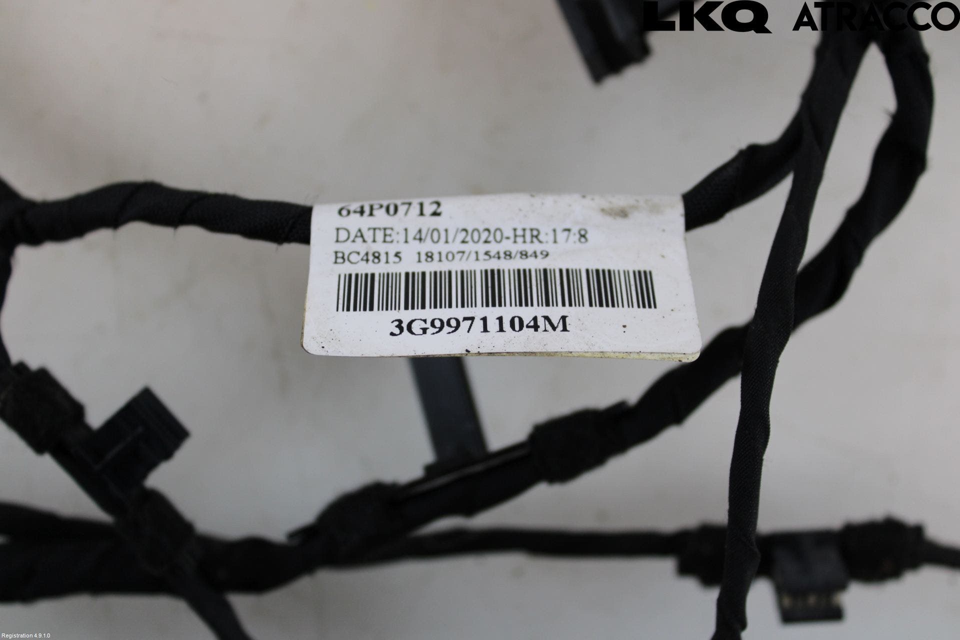 Volkswagen VW PASSAT 15-19 Kabelhärva