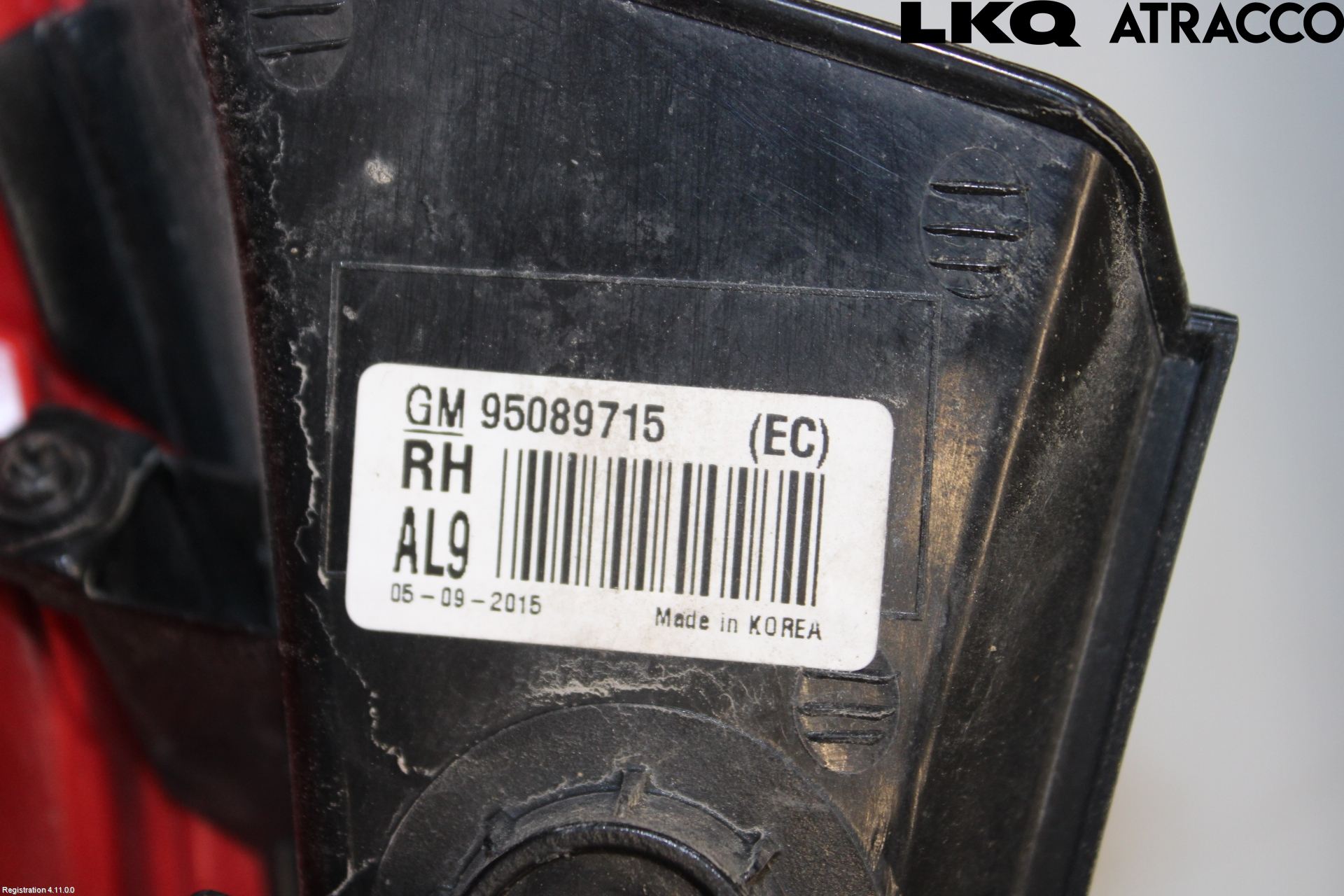 Opel MOKKA 13-20 Bakljus Höger