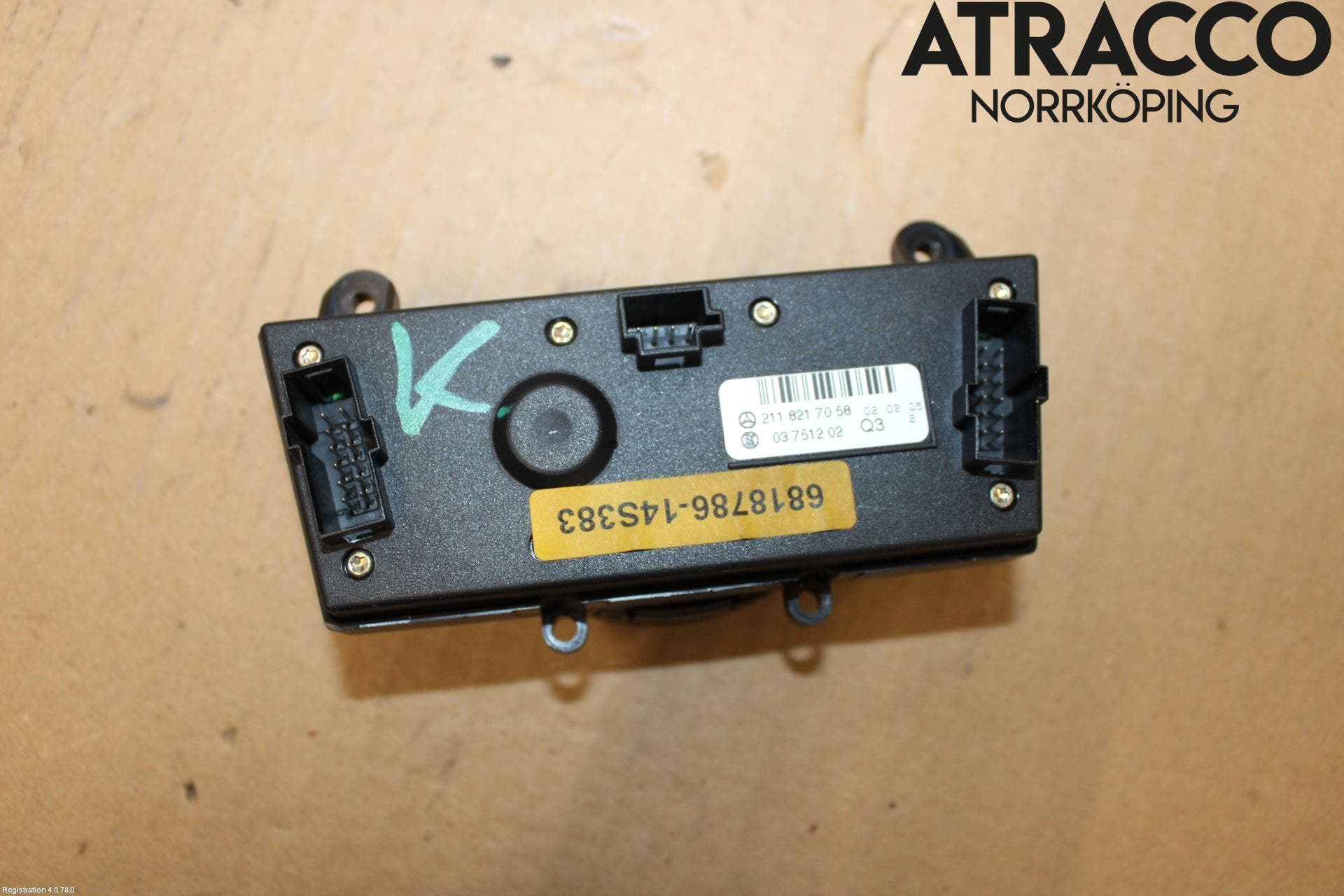 Mercedes-Benz MB CLS (C219) 03-11 Strömställare Nivåreglering