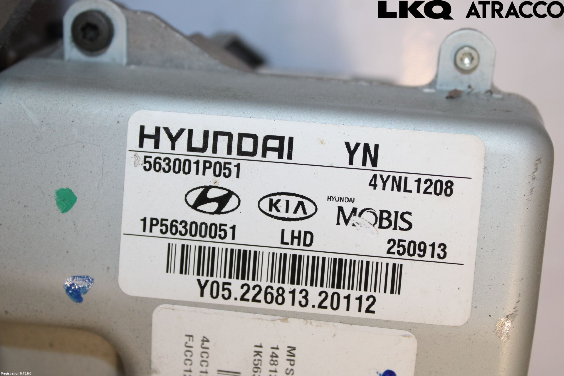 Kia VENGA 10-19 Rattaxelagg Med Inb Servo