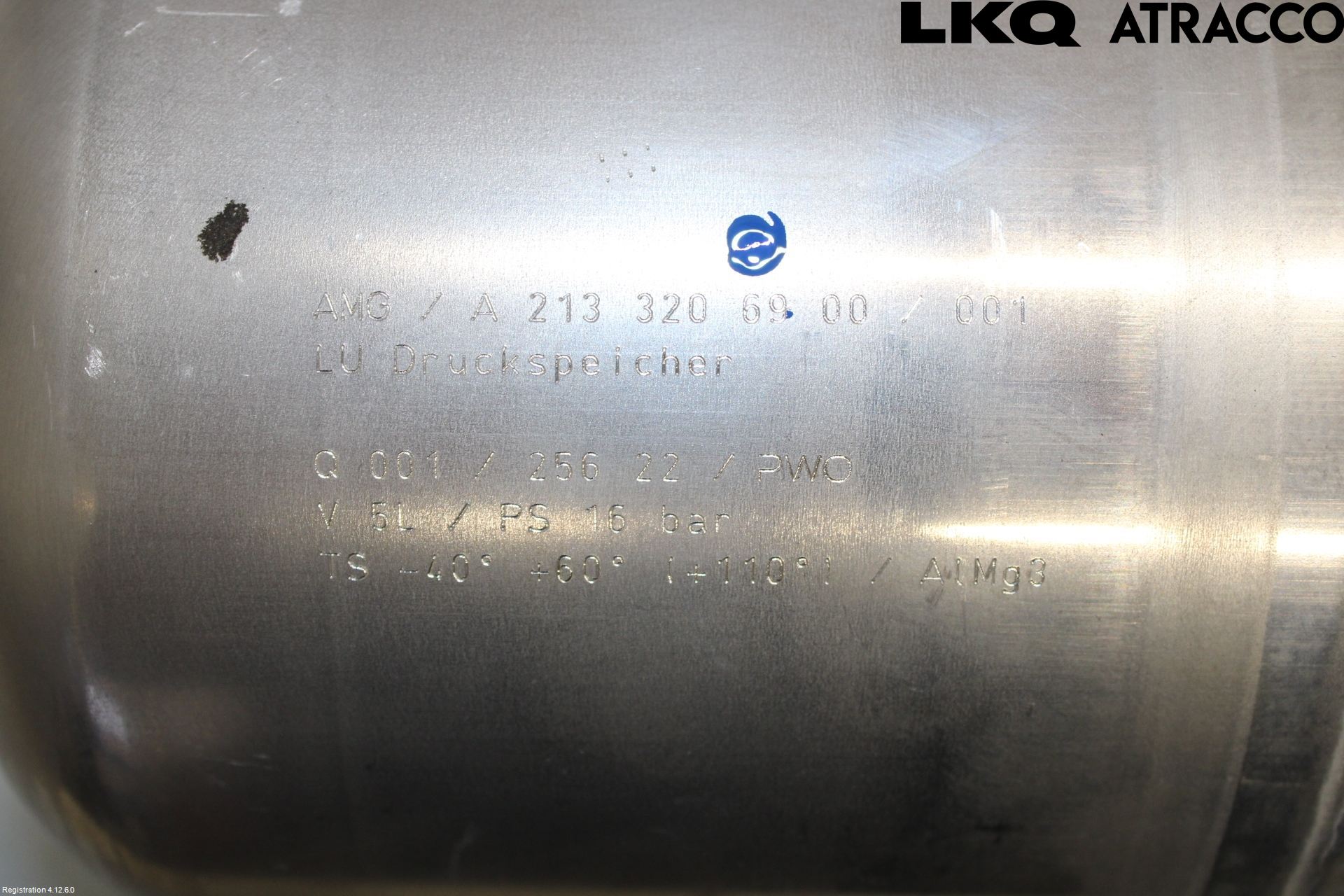 Mercedes-Benz MB E-KLASS (W213) 16-23 Nivå/Luftförändring Trycktank
