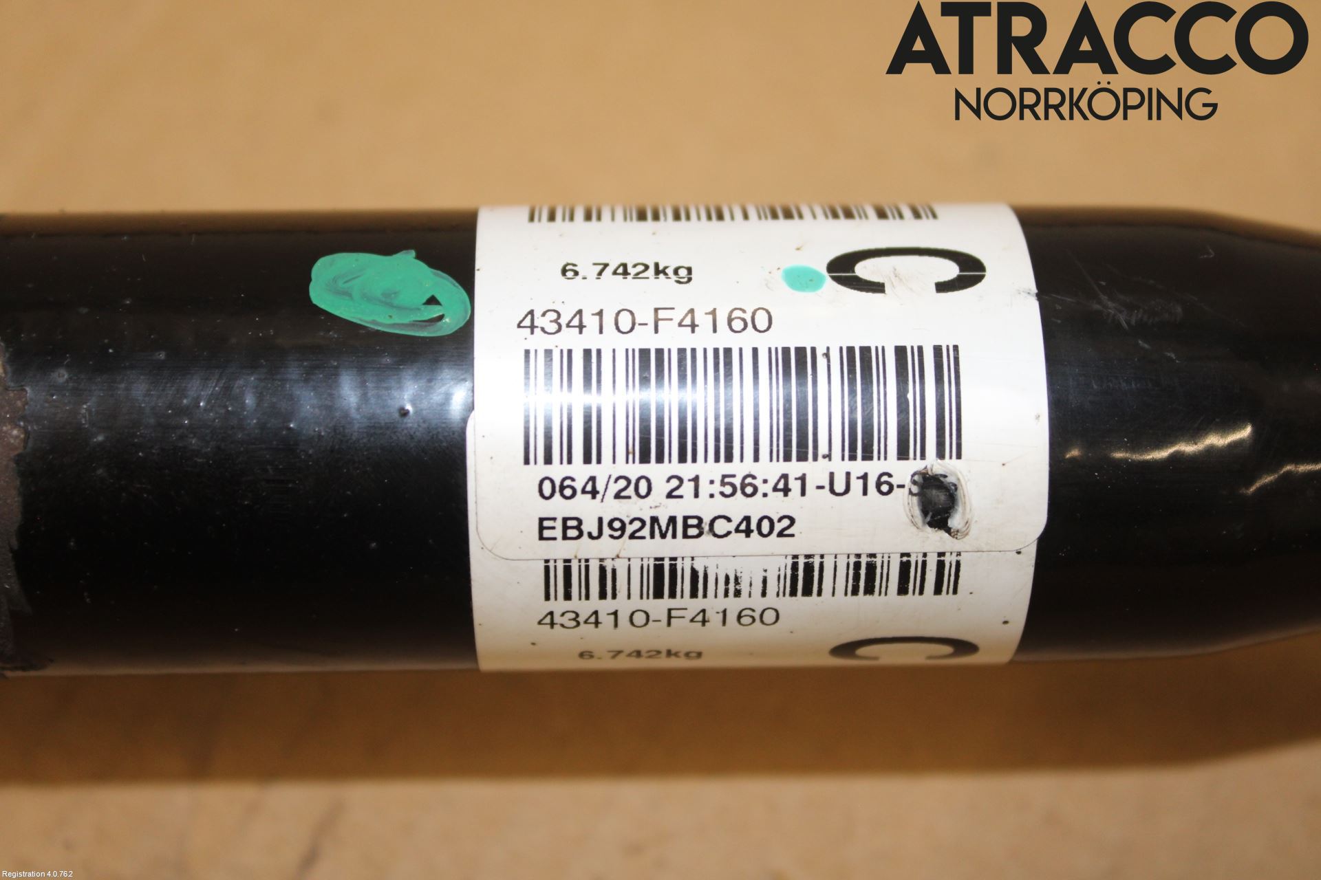 Toyota C-HR 16-23 Drivaxel Fram Höger