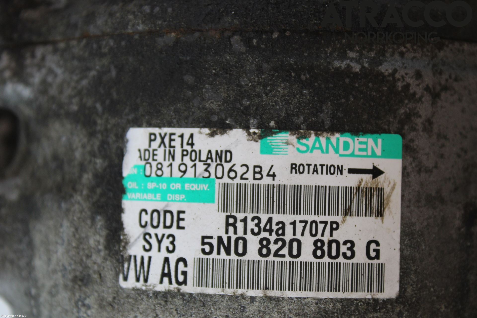 Skoda FABIA 07-14 Ac Kompressor