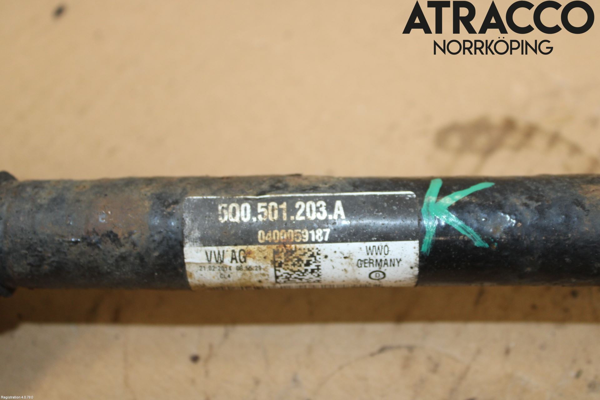 Skoda OCTAVIA (5E) 13-20 Drivaxel Bak Vänster