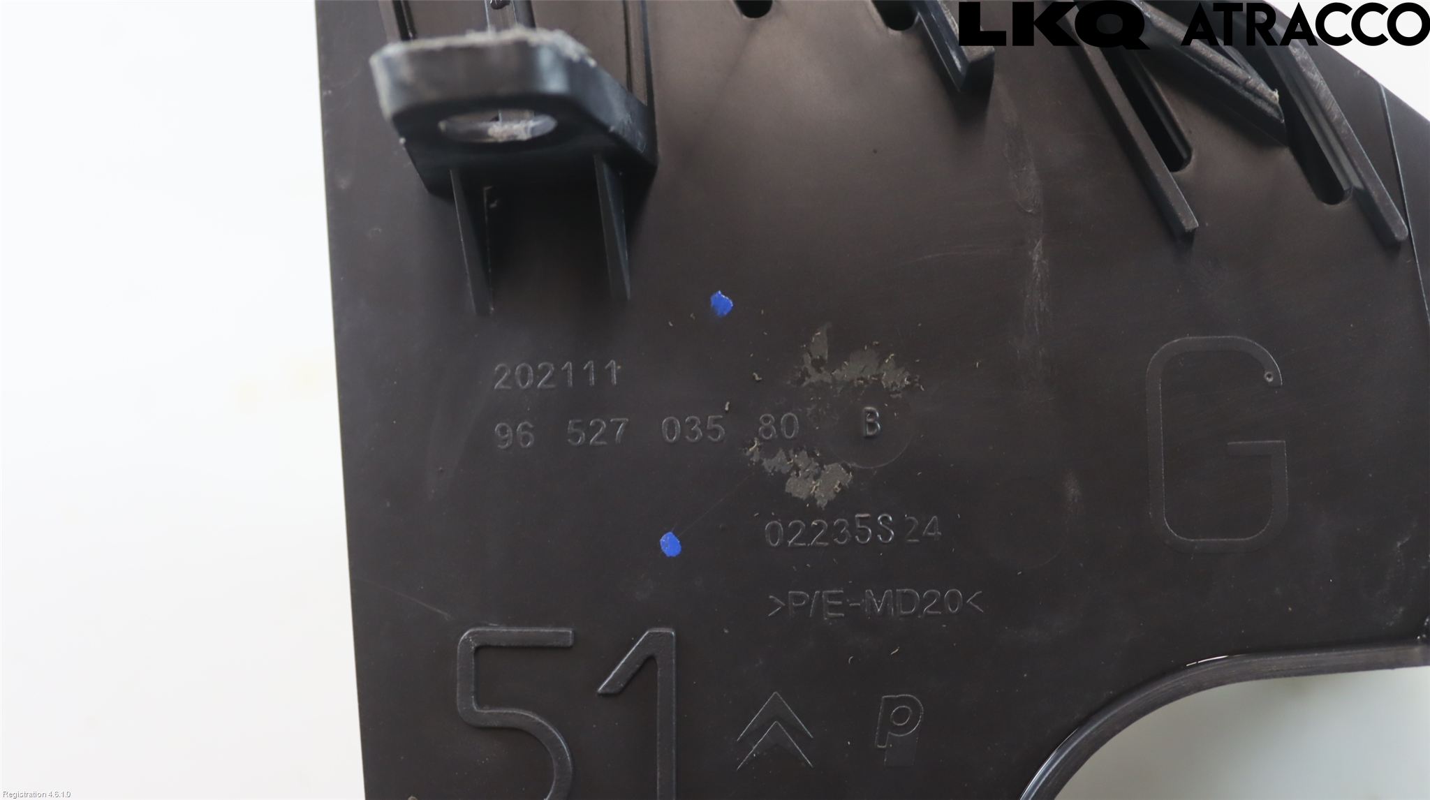 Citroen C4 I   05-10 Stötfångarfäste Bak Vä
