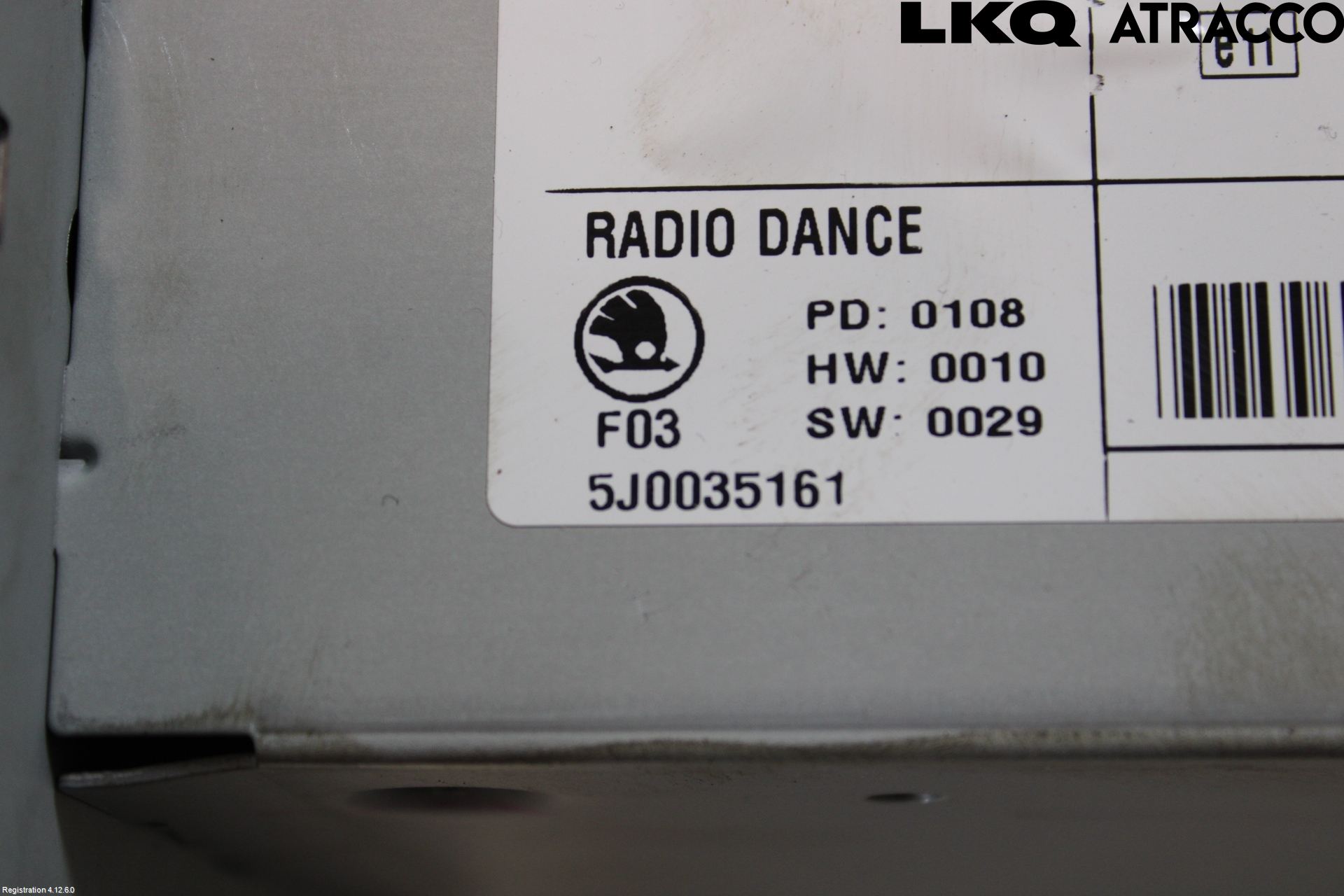 Skoda ROOMSTER Cd Radio - Multimediapanel