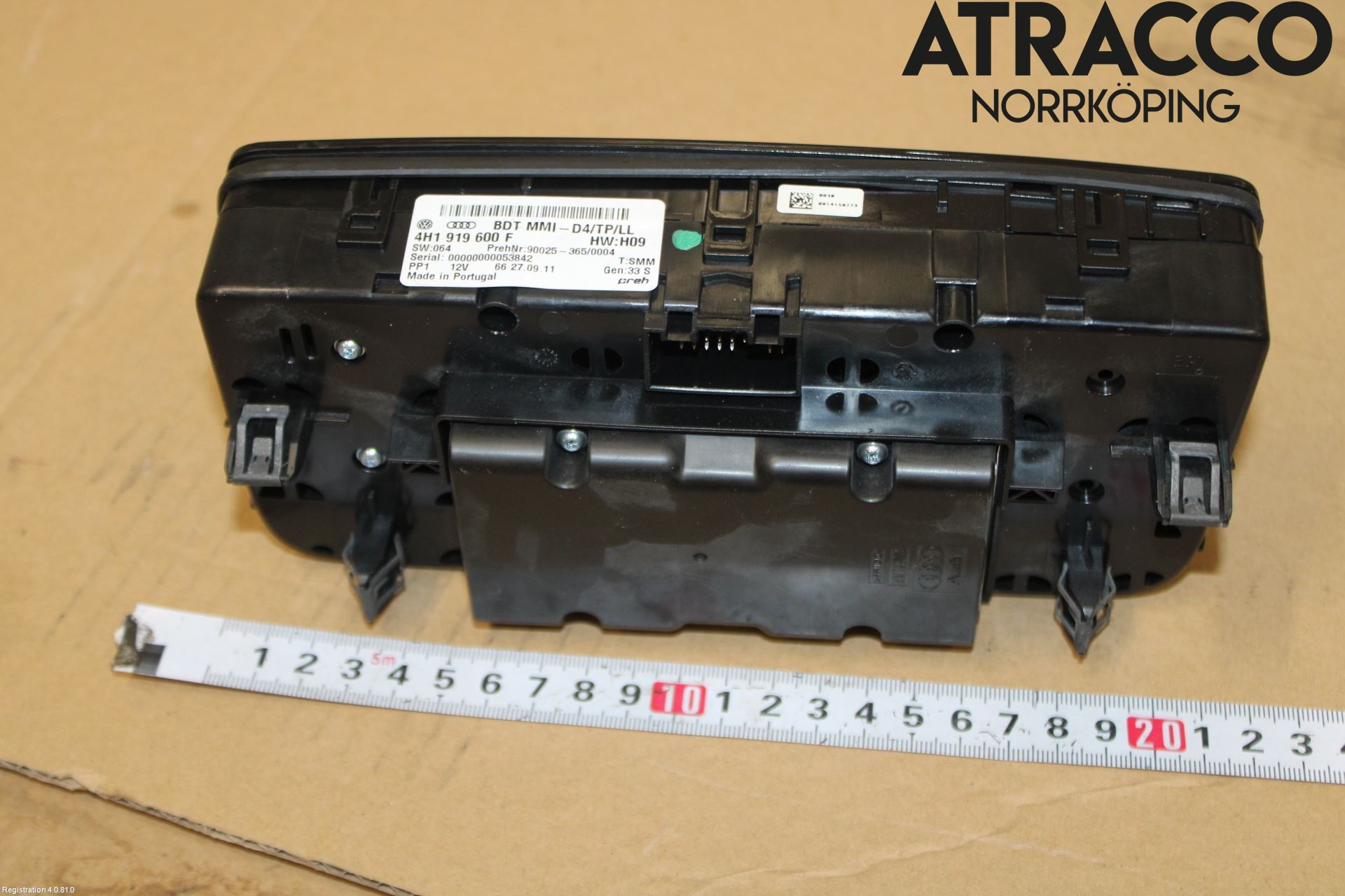 Audi A8/S8 4H 10-17 Cd Radio - Multimediapanel