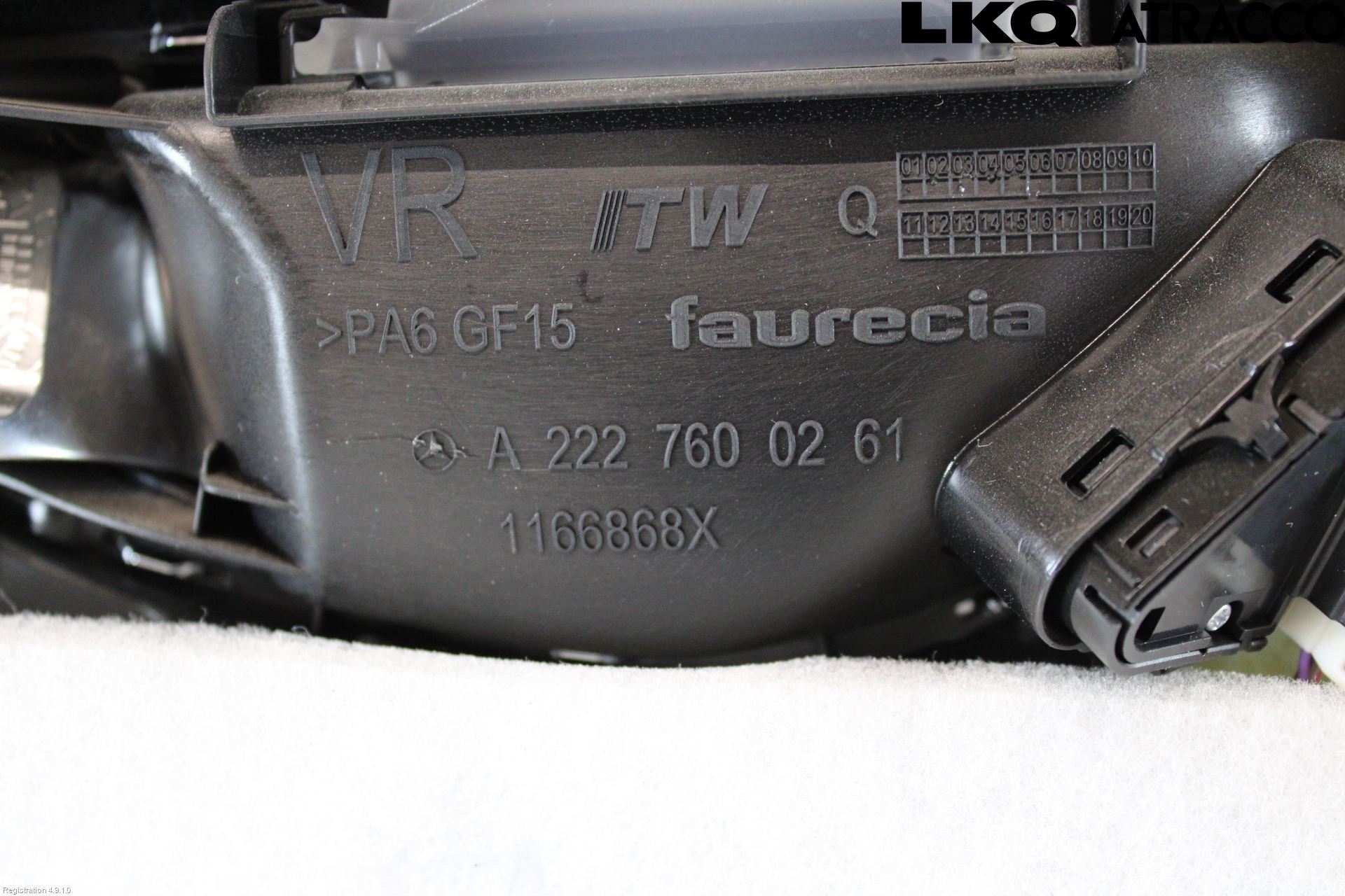 Mercedes-Benz MB S-KLASS (W222) 13-20 Dörrklädsel Hö