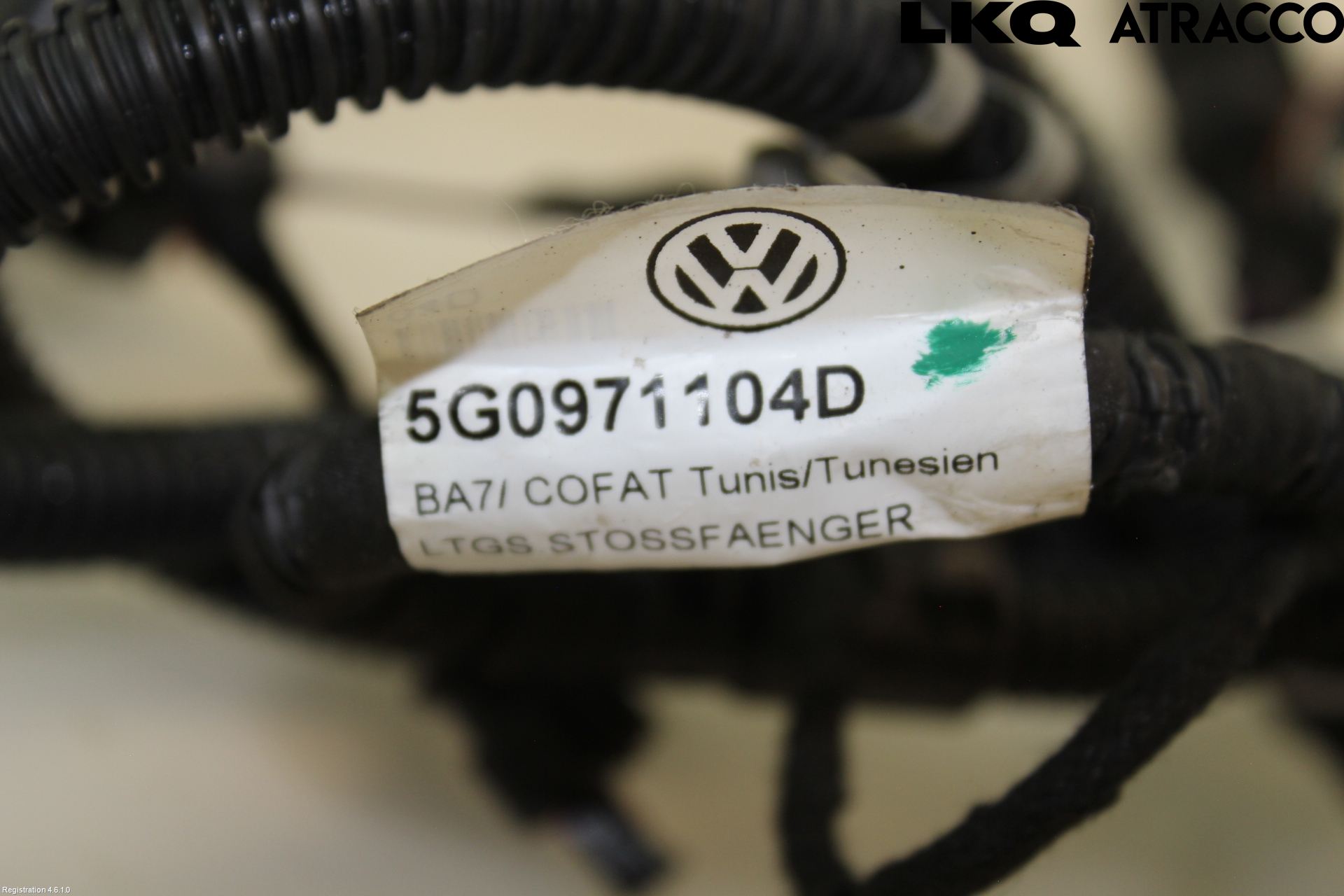 Volkswagen VW GOLF / E-GOLF VII 13-20 Parkeringshjälp Backsensor