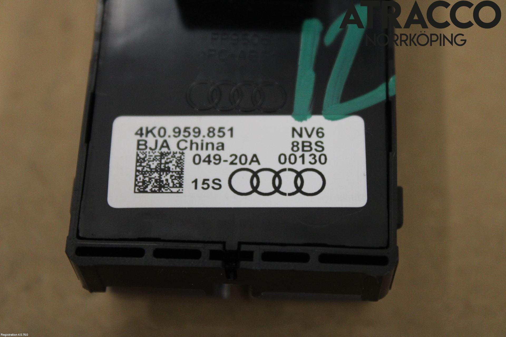 Audi A6 F2/C8 19- Strömställare Elhiss