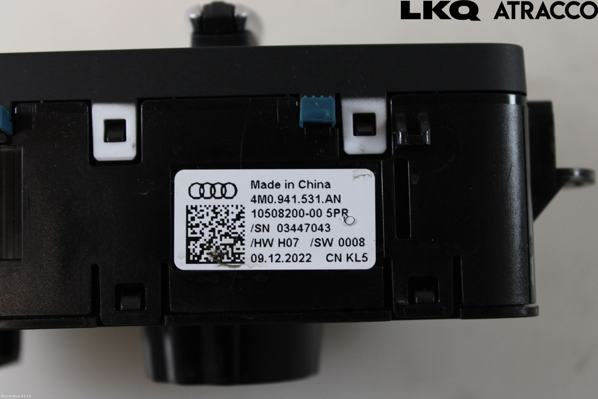 Audi A4/S4 B9 20- Strömställare Ljus