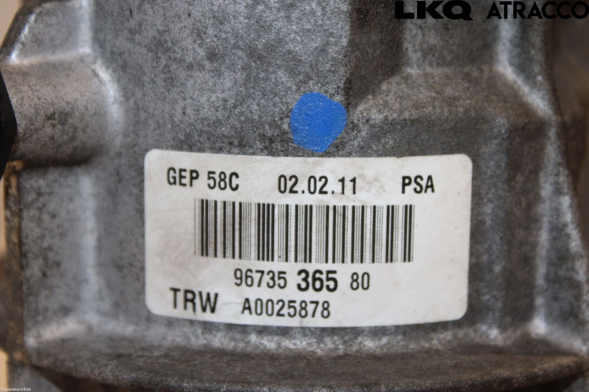 Peugeot 308 08-13 Styrservo Pump Elektrisk