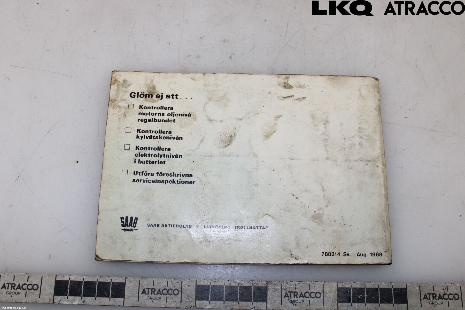Saab 95/96 Instruktionsbok