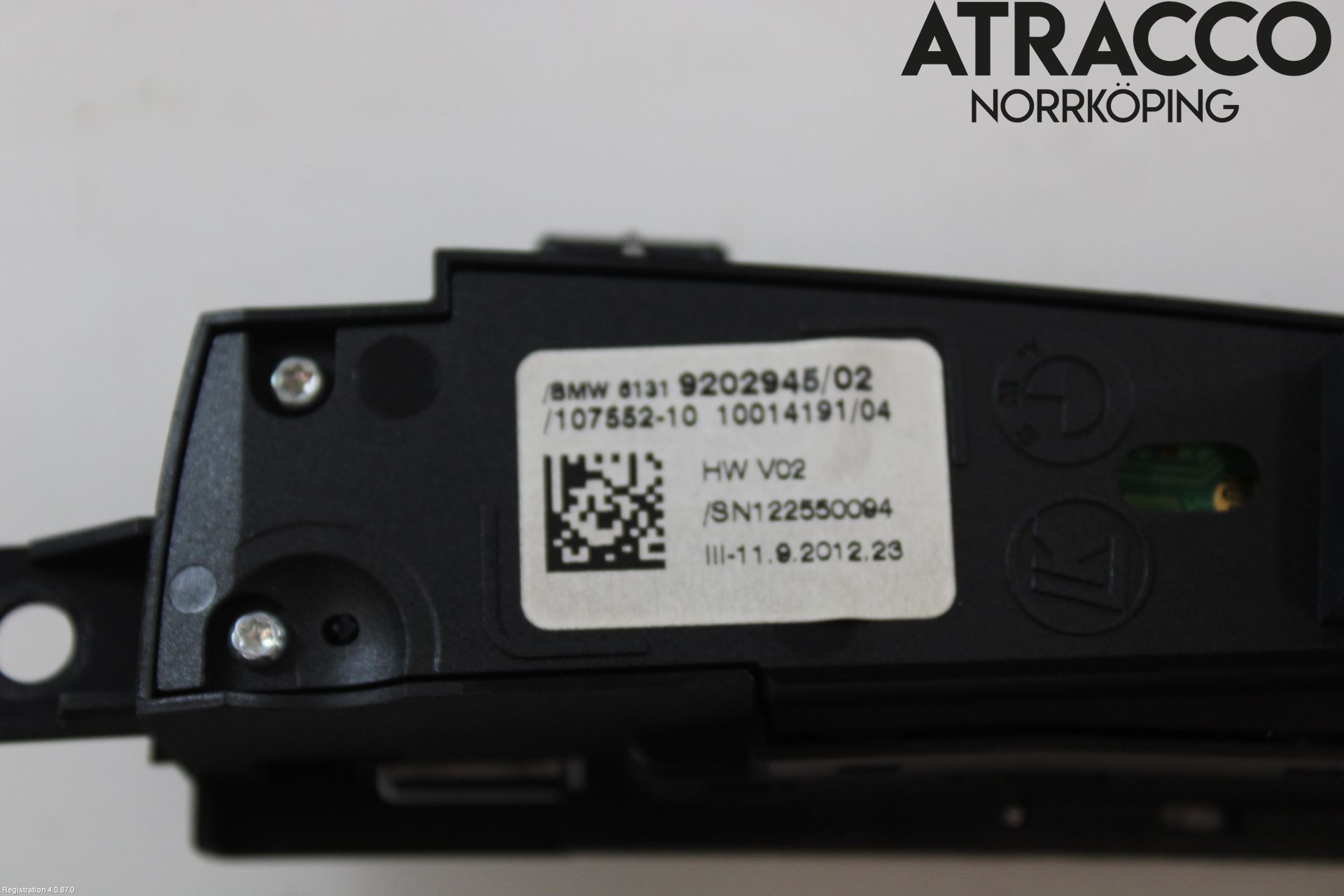 BMW 5 F10/F11/F18 09-17 Strömställare Antisladd