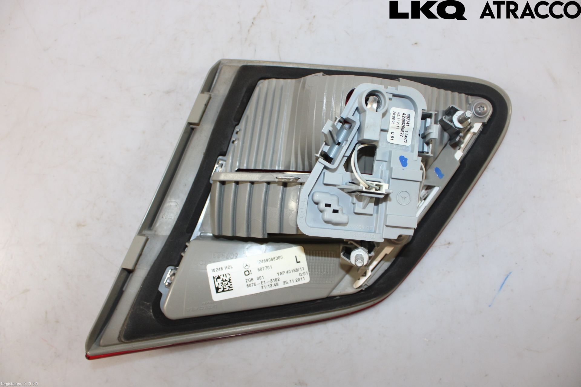 Mercedes-Benz MB B-KLASS (W246/W242) 12-19 Bakljus Lucka Vä