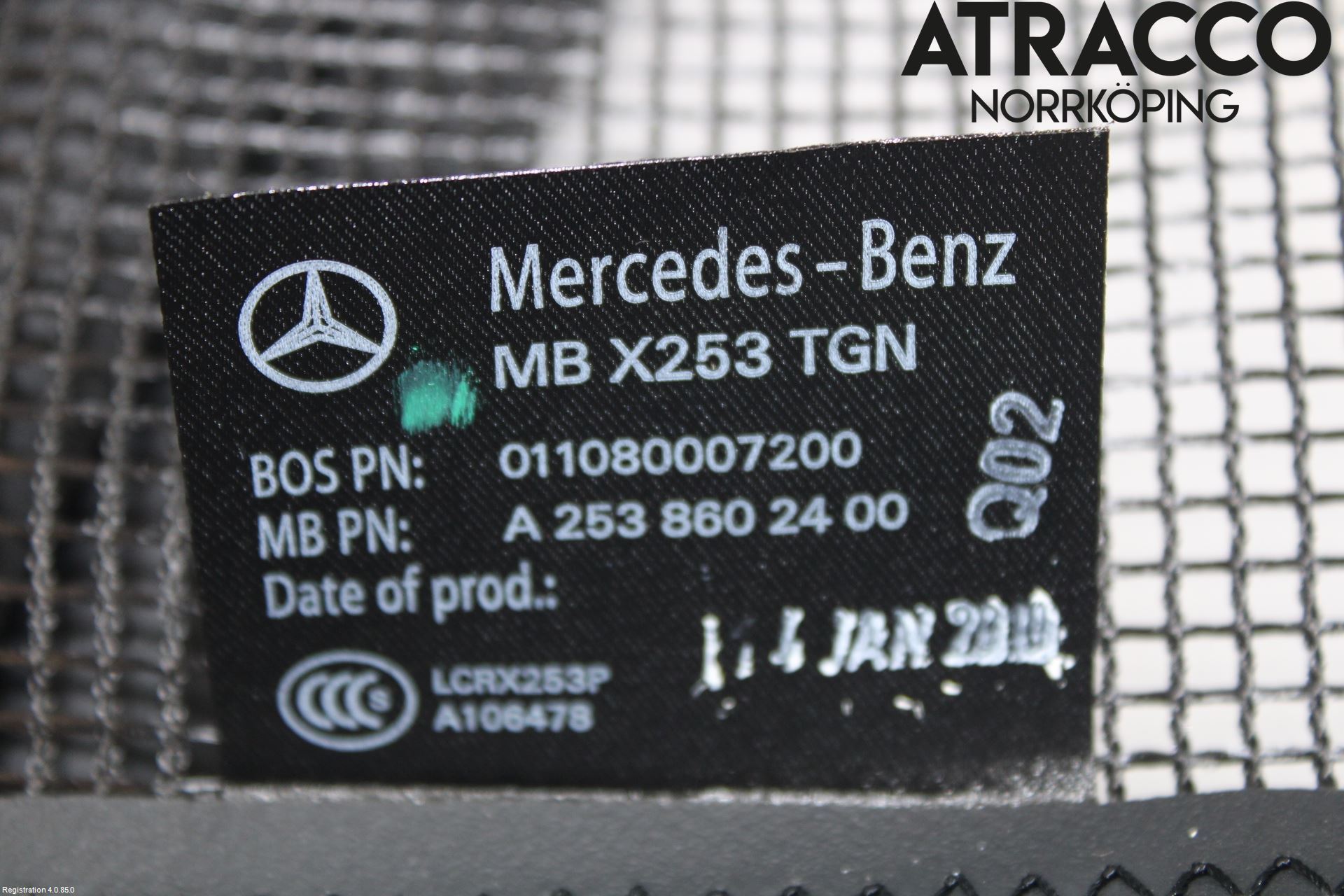 Mercedes-Benz MB GLC-KLASS (X253/C253) 15-22 Lastnät