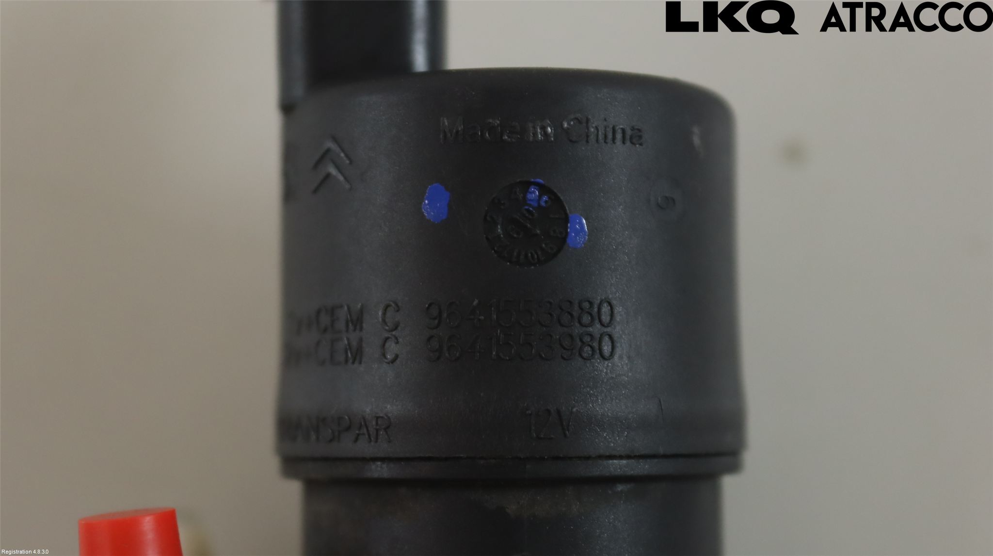 Peugeot 207 Spolarpump Vindruta