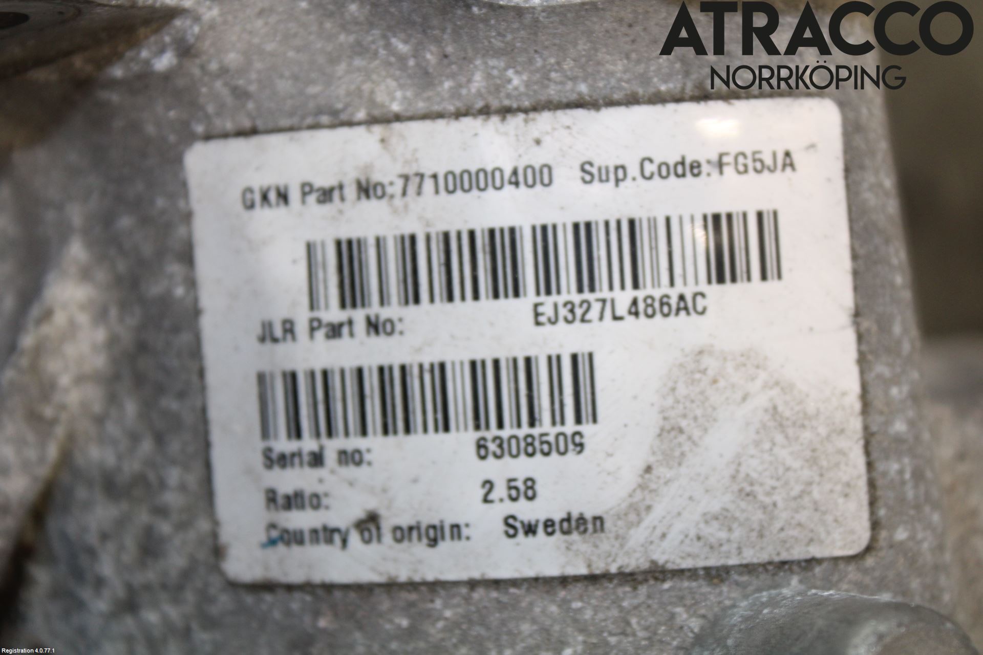 Jaguar E-PACE 17- Växel Fördelningslåda