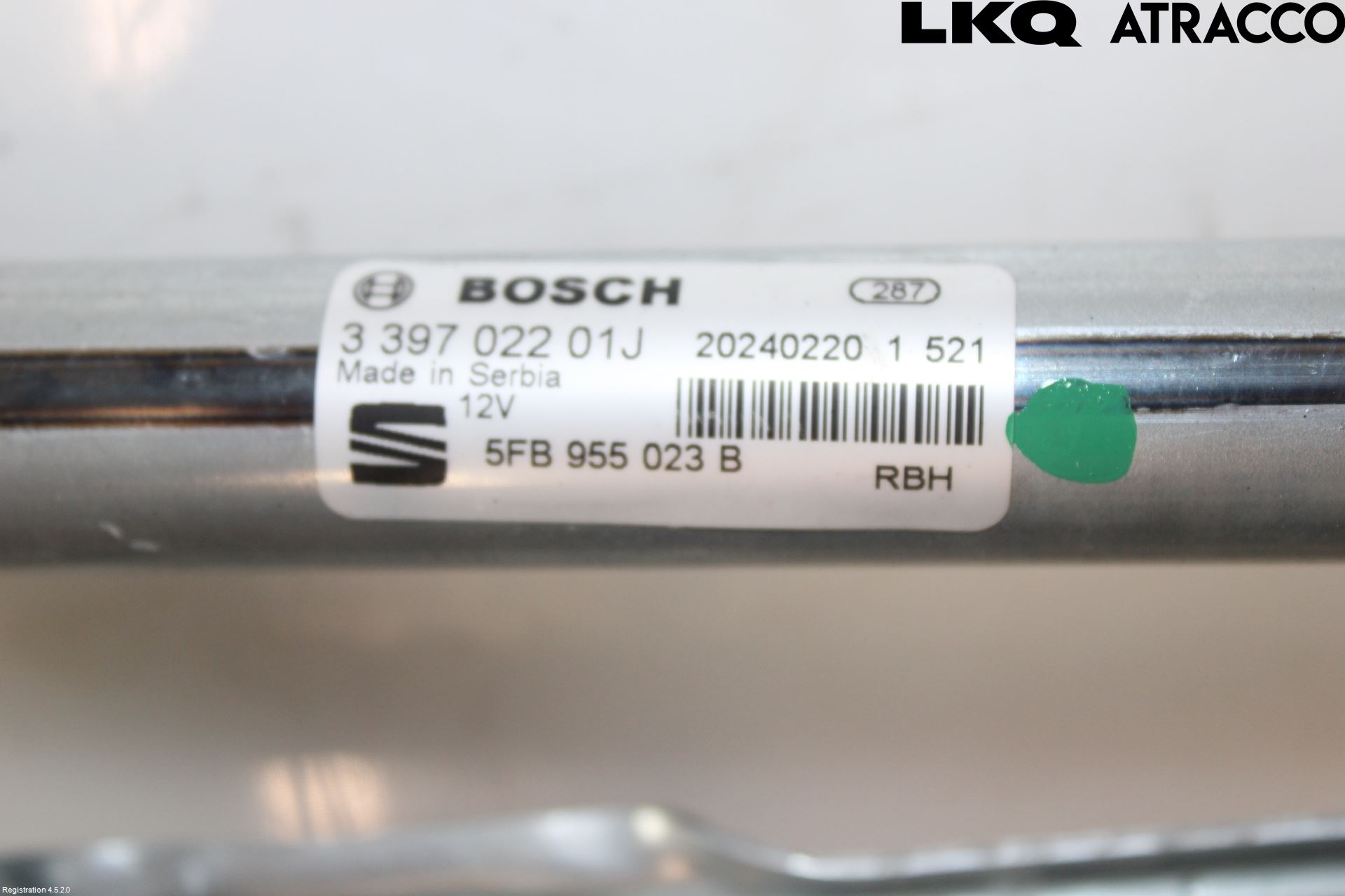 Seat LEON 20- Torkarmekanism Vindruta