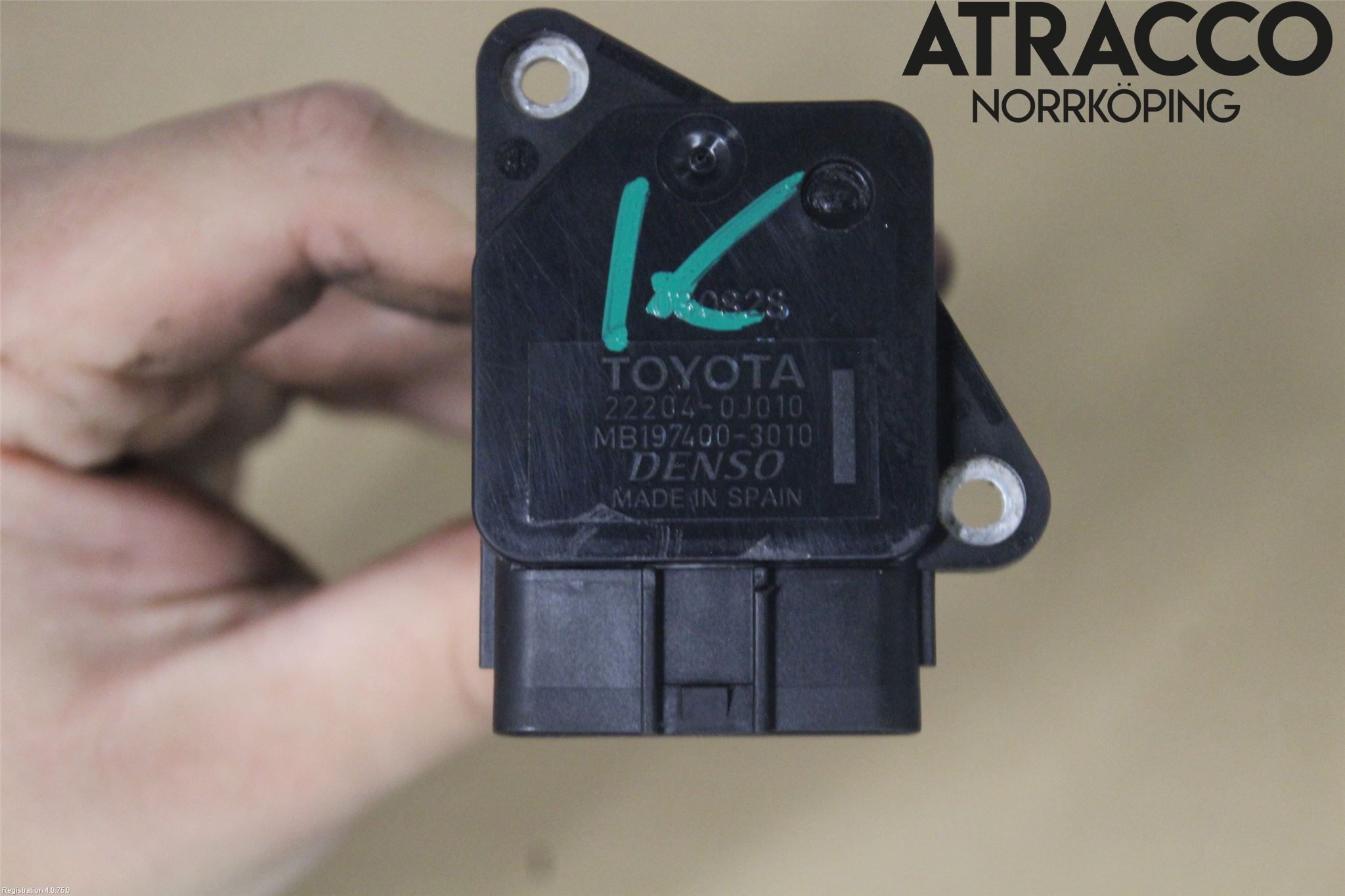 Toyota COROLLA 02-07 Injluftmassamätare