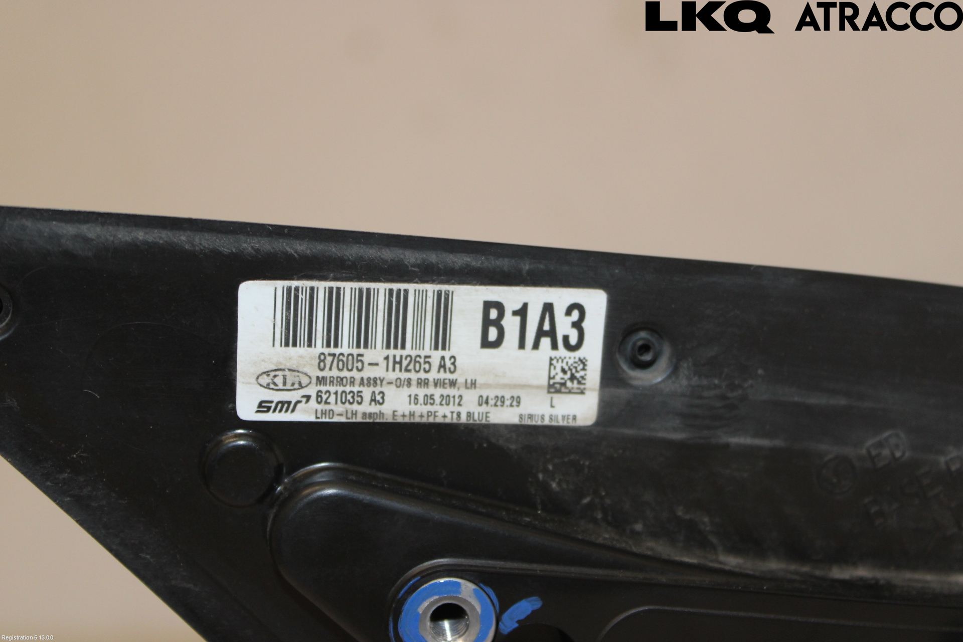 Kia CEED 06-12 Spegel Yttre El Vä