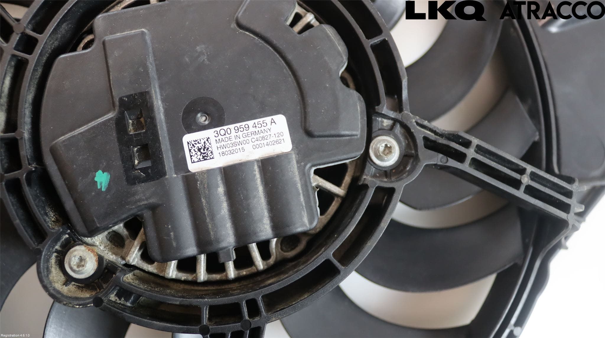 Volkswagen VW PASSAT 15-19 Kylfläkt El