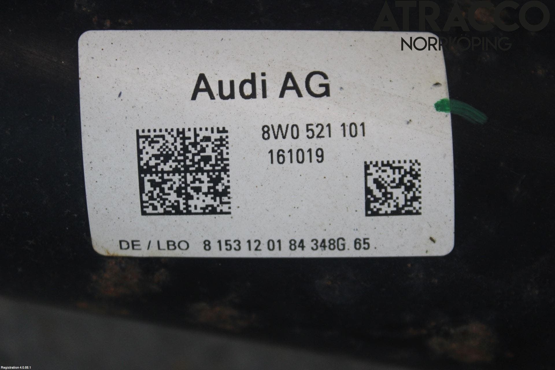 Audi A4/S4 B9 20- Mellanaxel Komp