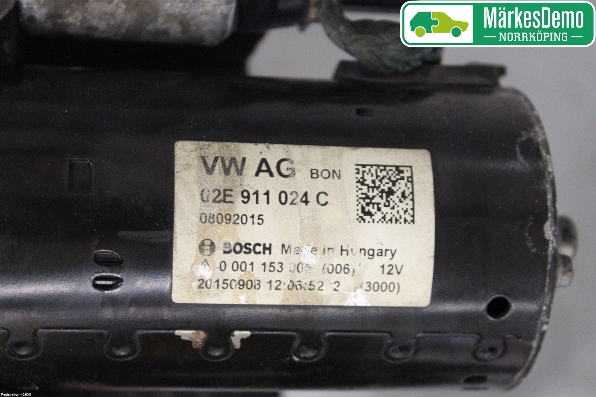 Volkswagen VW CADDY 16-20 Startmotor Diesel