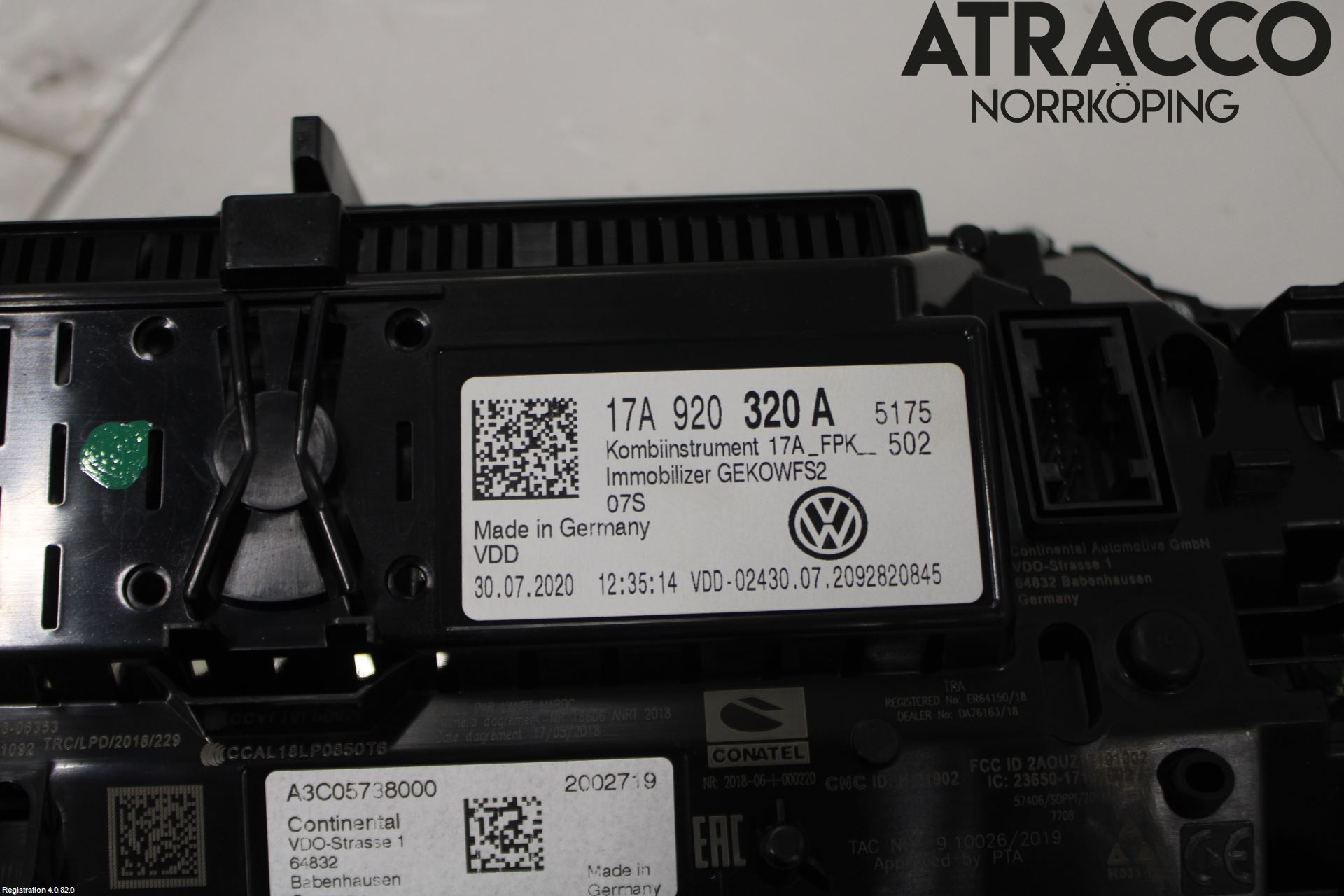 Volkswagen VW T-ROC 18- Instrument Komb