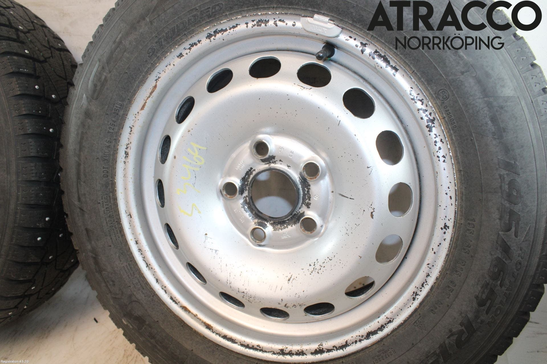 Volkswagen VW CADDY      04-10 Vinterdäck Plåtfälg 4St