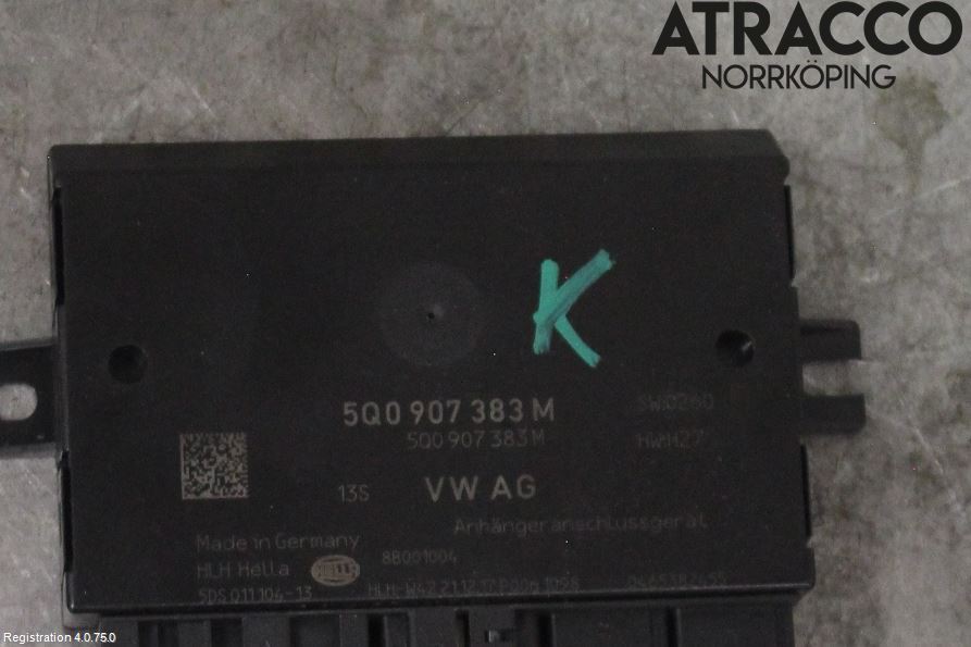 Volkswagen VW GOLF / E-GOLF VII 13-20 Styrenhet Dragkrok