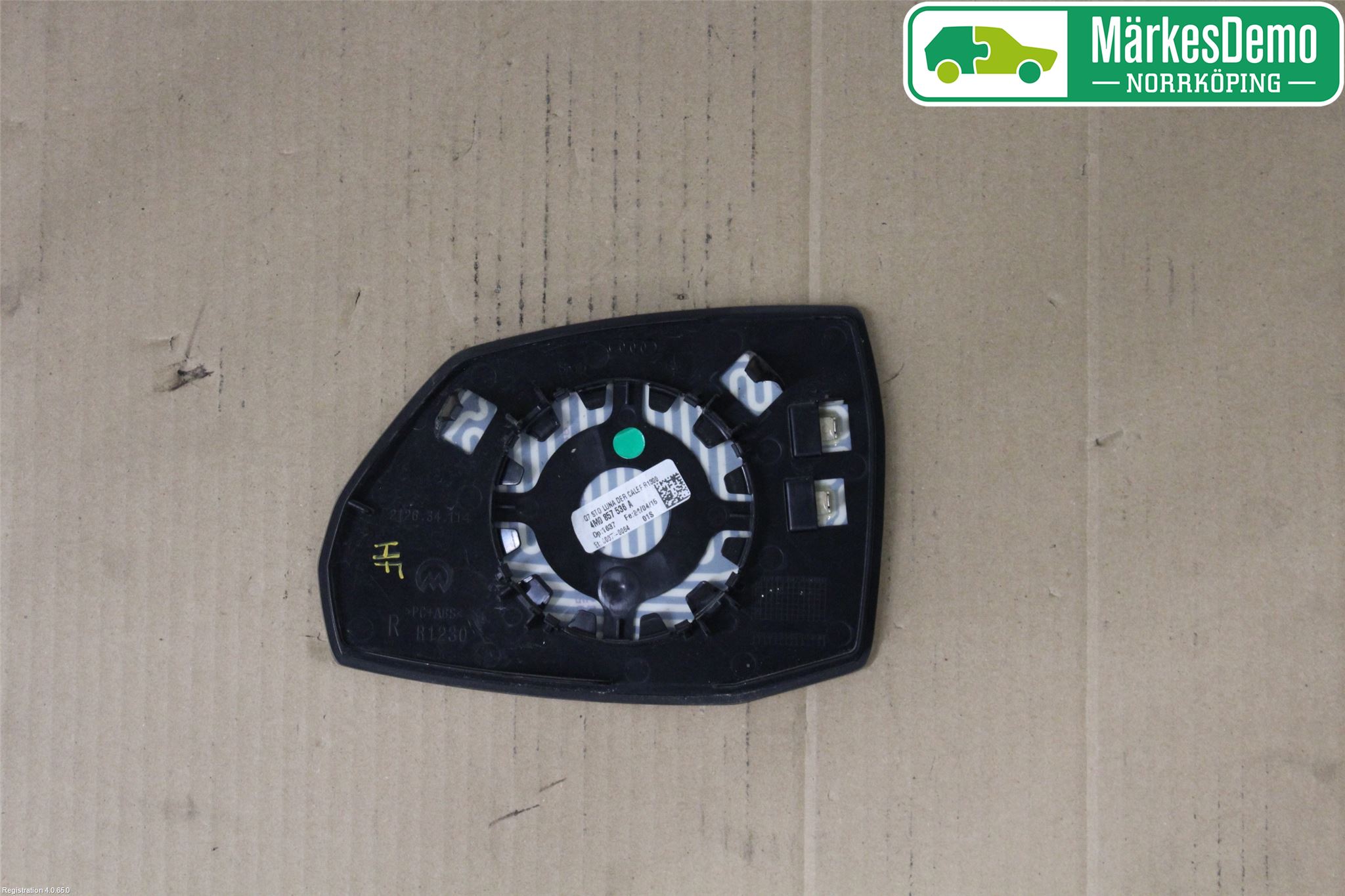 Audi Q7/SQ7 Spegelglas Hö