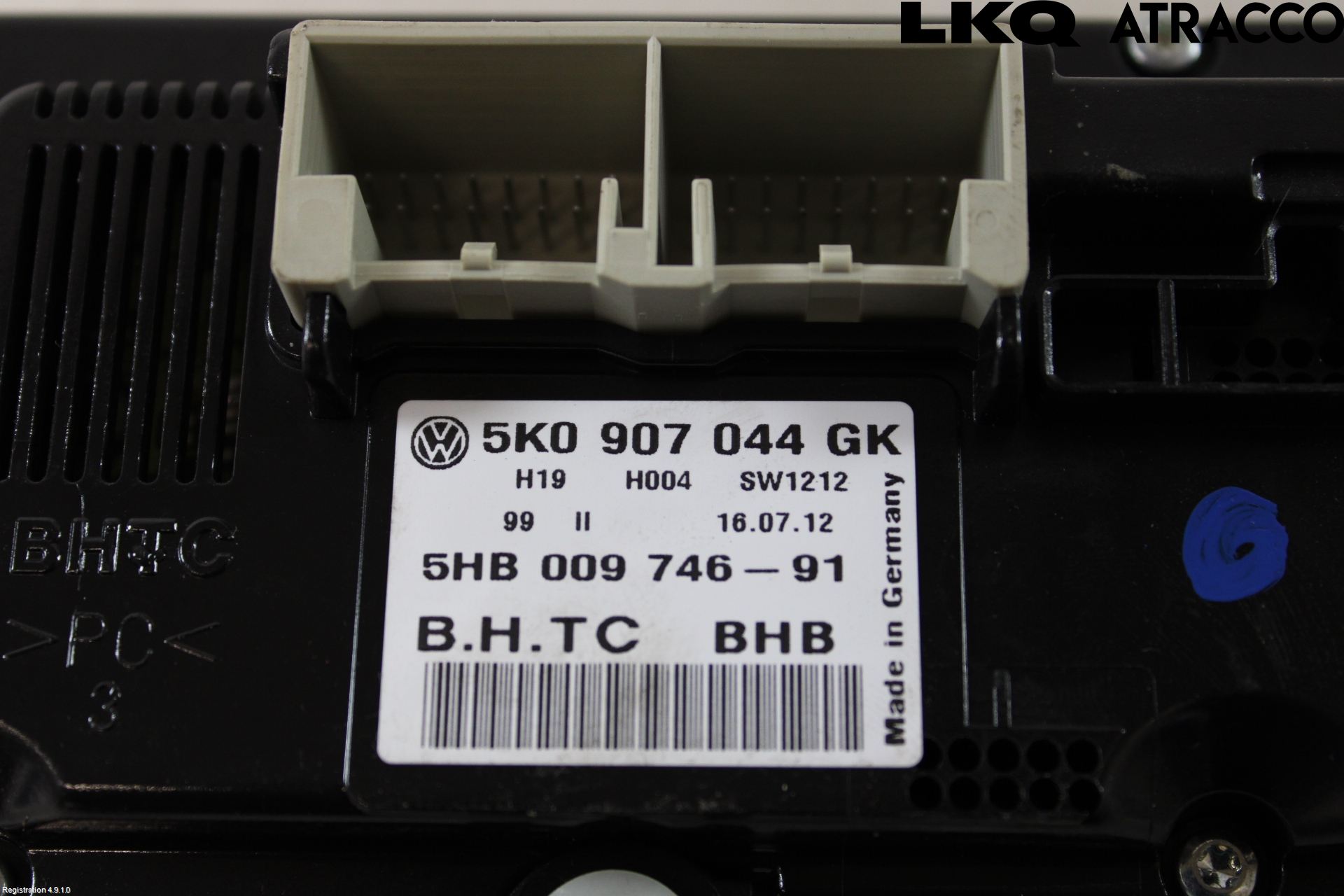 Volkswagen VW TIGUAN 07-16 Värmereglage