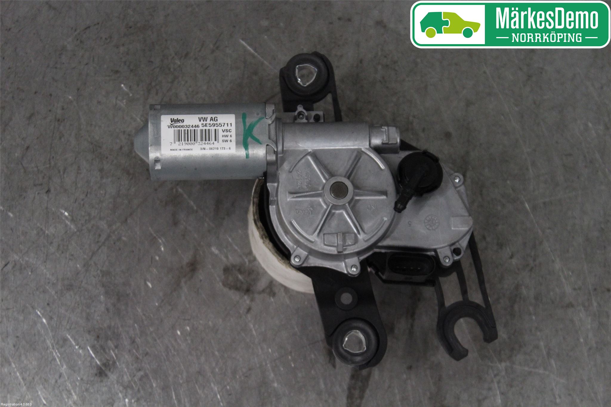 Skoda OCTAVIA (5E) 13-20 Torkarmotor Baklucka