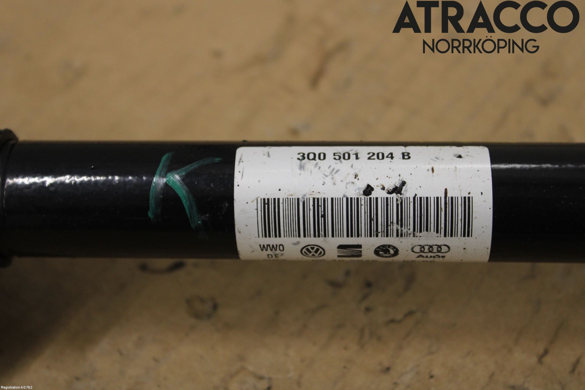 Volkswagen VW TIGUAN 16-24 Drivaxel Bak Höger