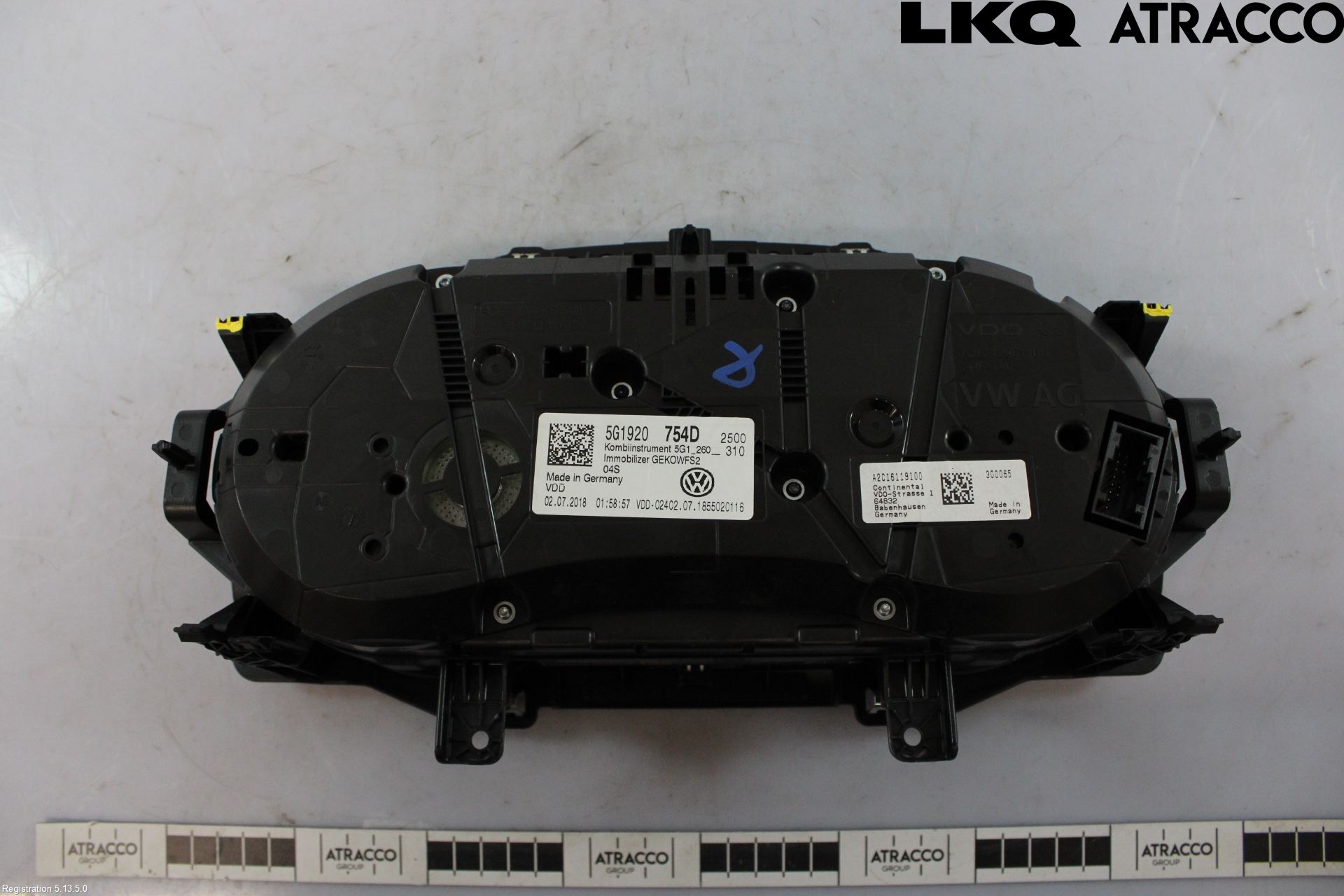 Volkswagen VW GOLF / E-GOLF VII 13-20 Instrument Komb