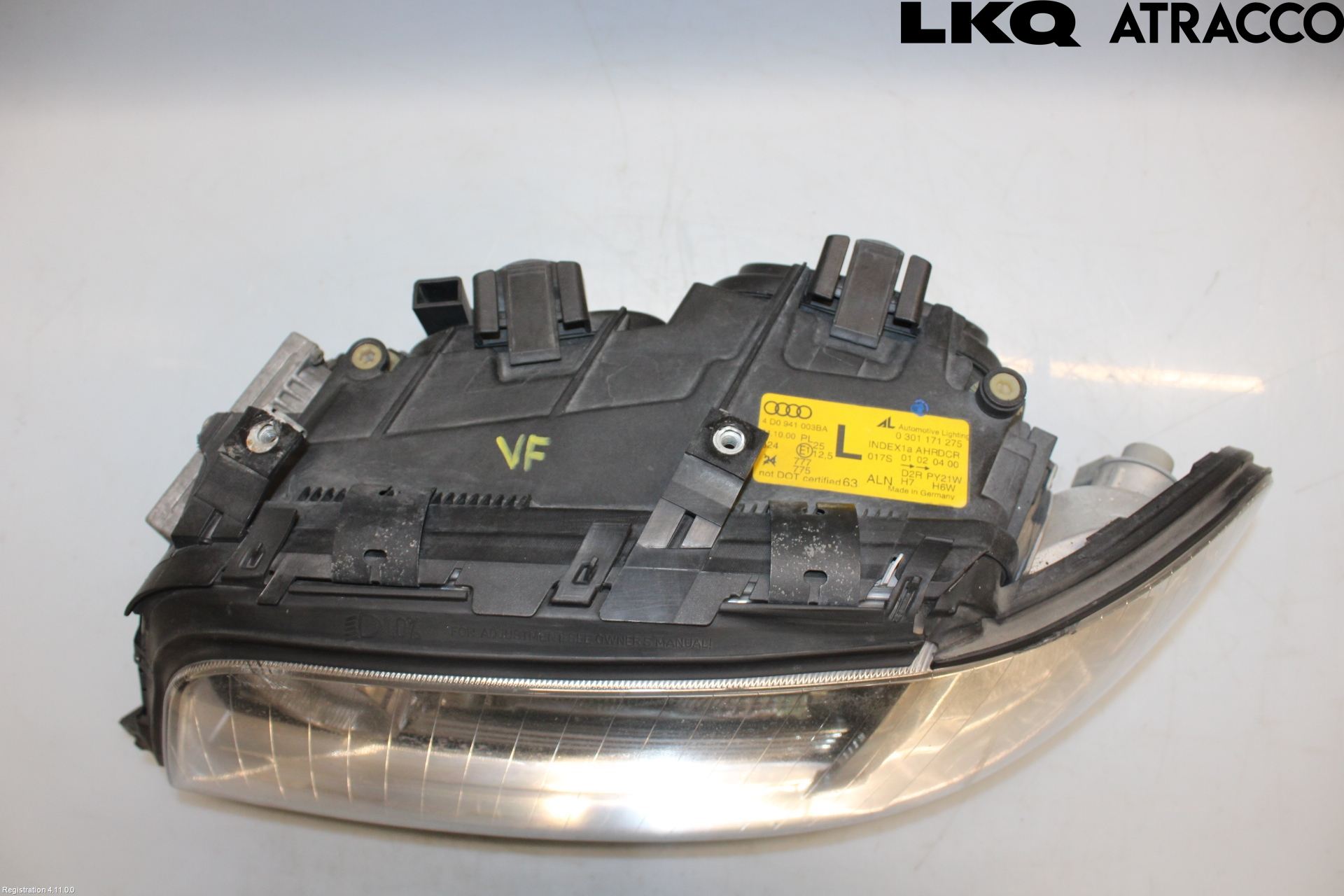 Audi A8/S8 4D 94-02 Strålkastare Vänster