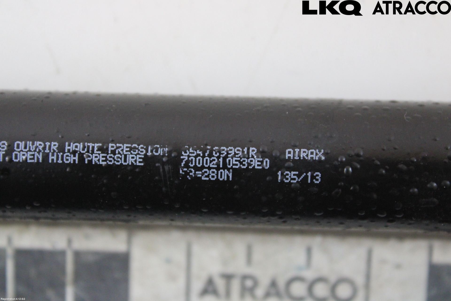 Renault CAPTUR 13-19 Gasfjäder Motorhuv