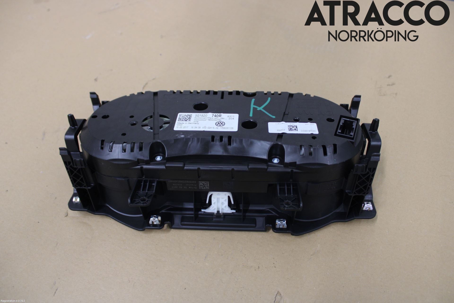 Volkswagen VW GOLF / E-GOLF VII 13-20 Instrument Komb