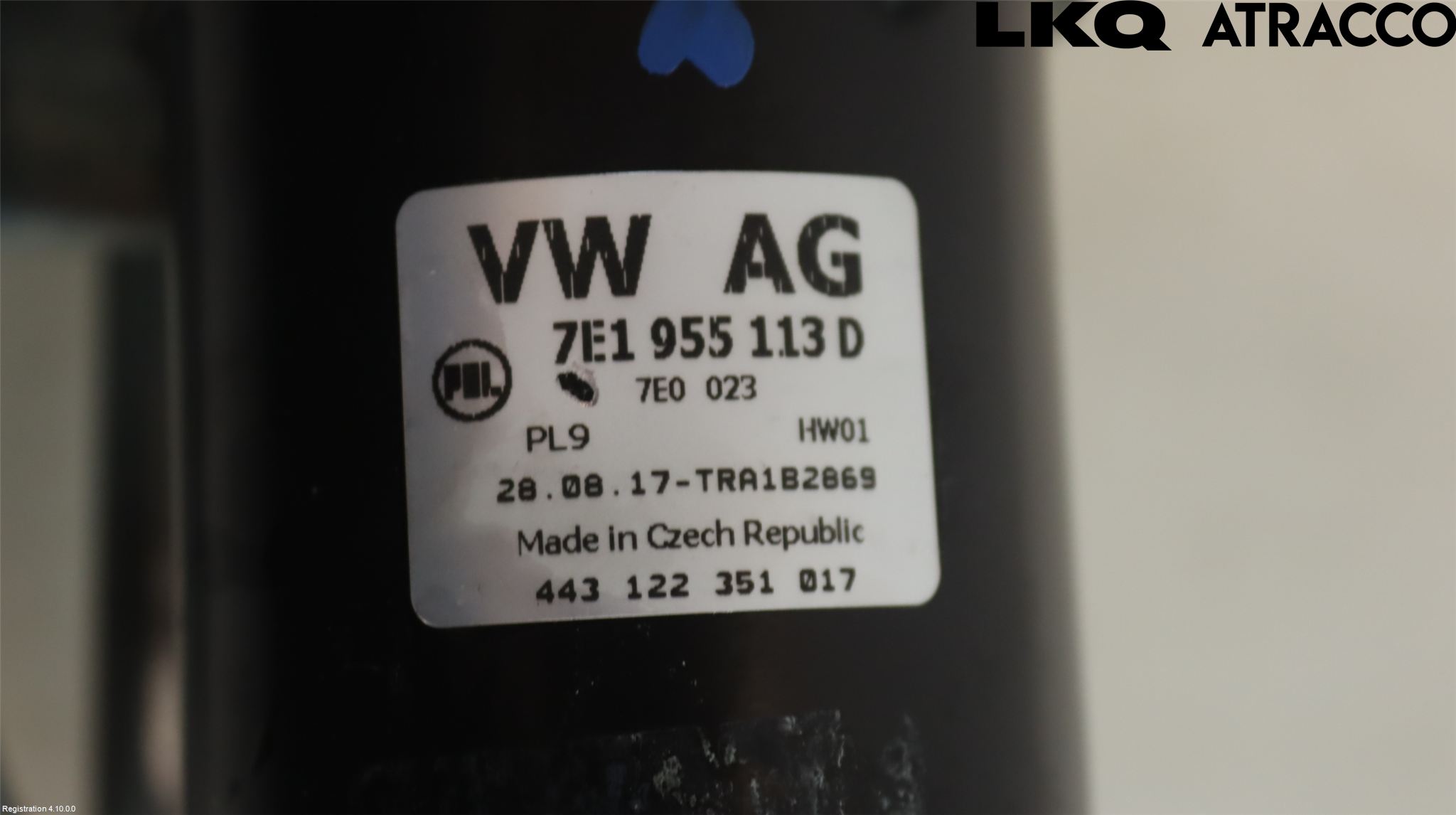 Volkswagen VW TRANSP/CARAVELLE (T6) 16-22 Torkarmekanism Vindruta
