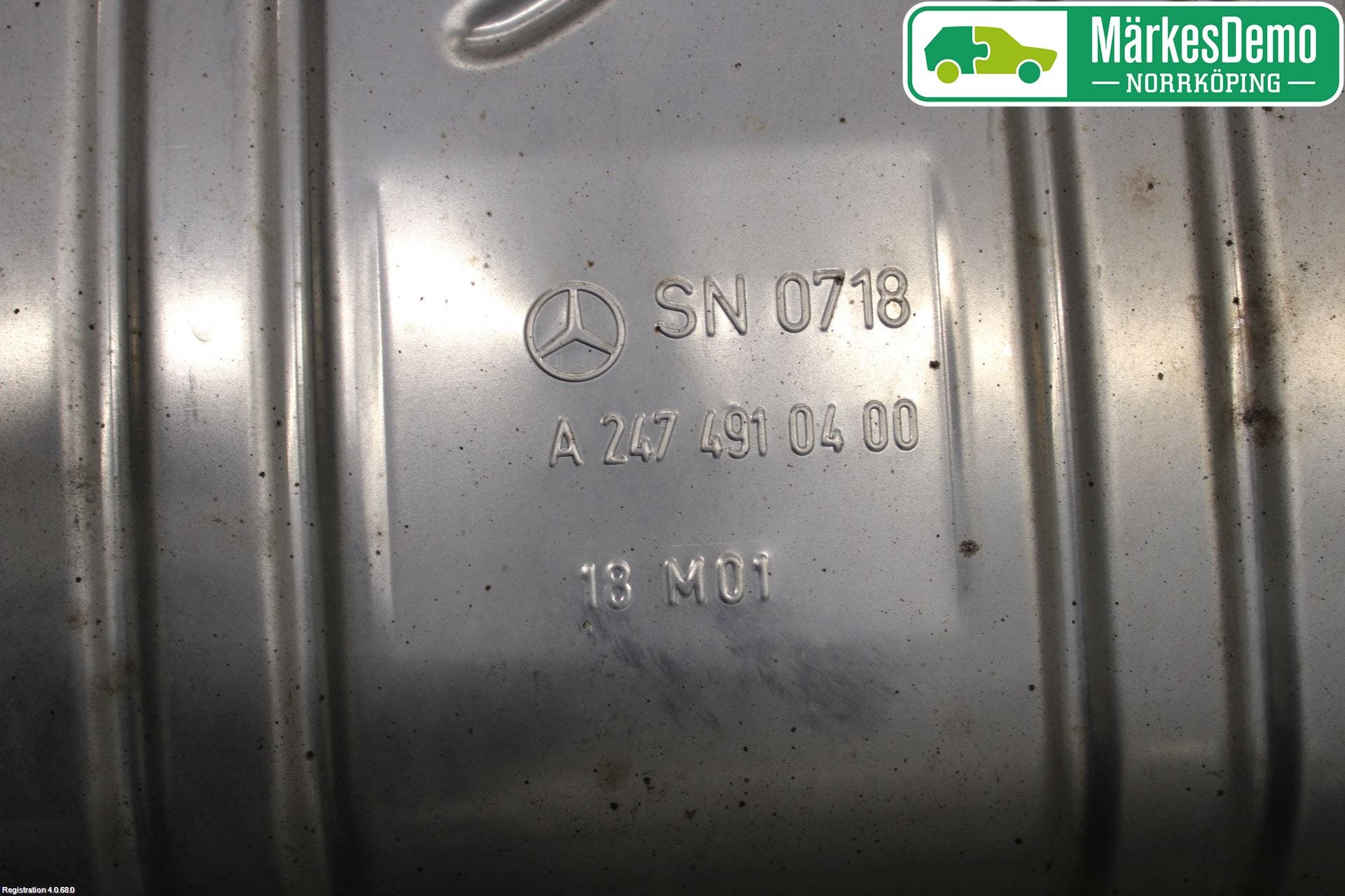 Mercedes-Benz MB A-KLASS (W177) 18- Avgas Halvsats