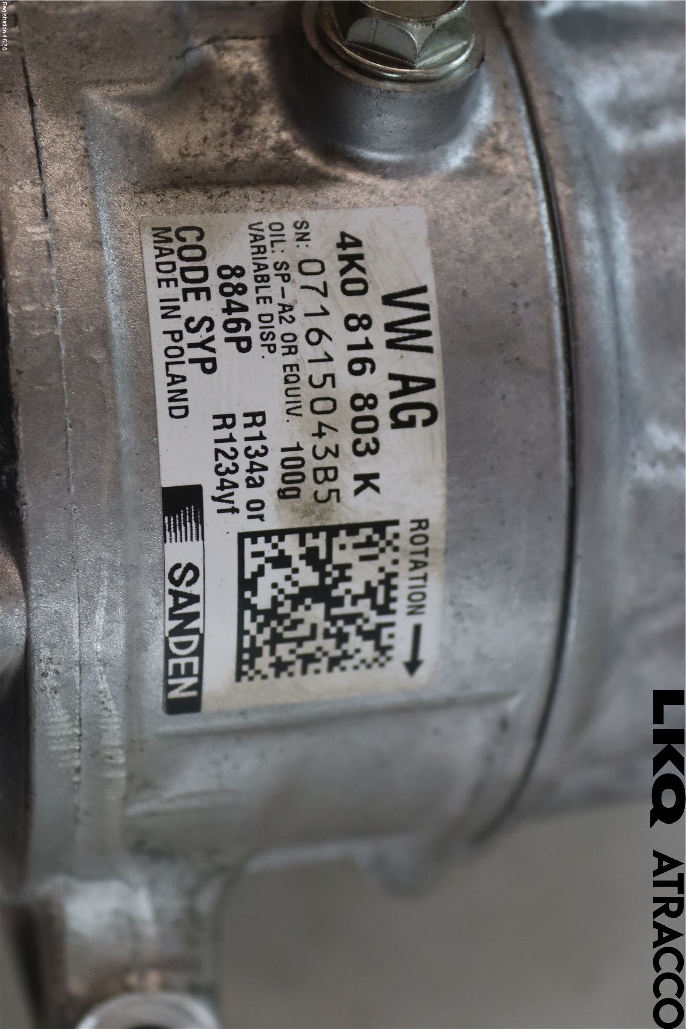 Audi A6 F2/C8 19- Ac Kompressor