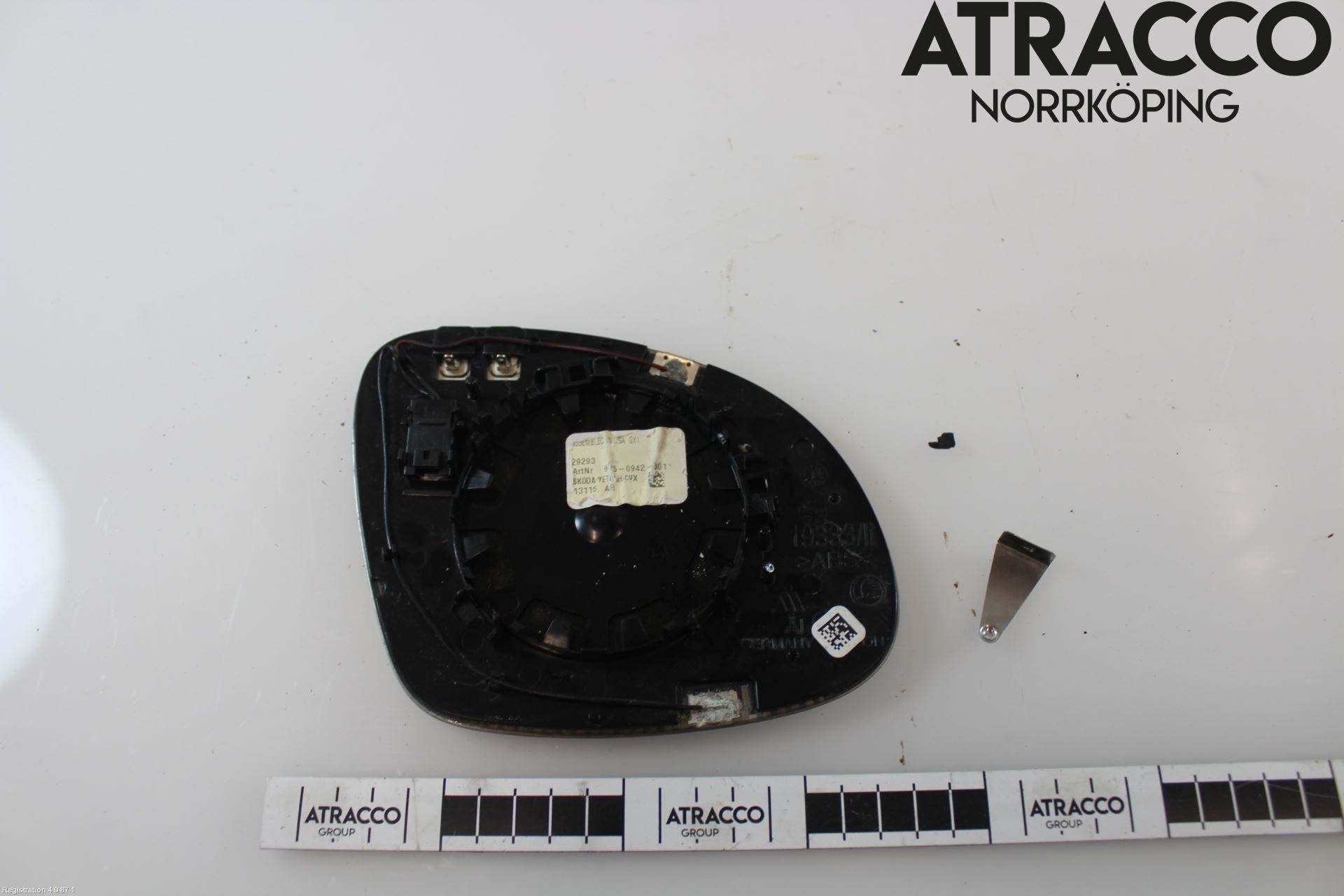 Skoda YETI Spegelglas Vä