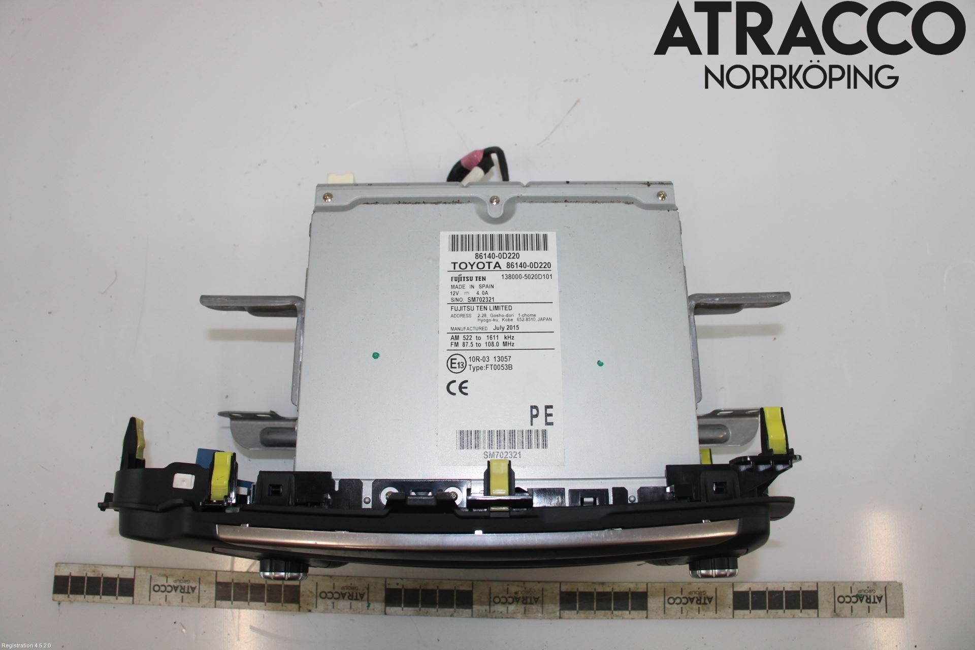 Toyota YARIS XP130 15-20 Cd Radio - Multimediapanel