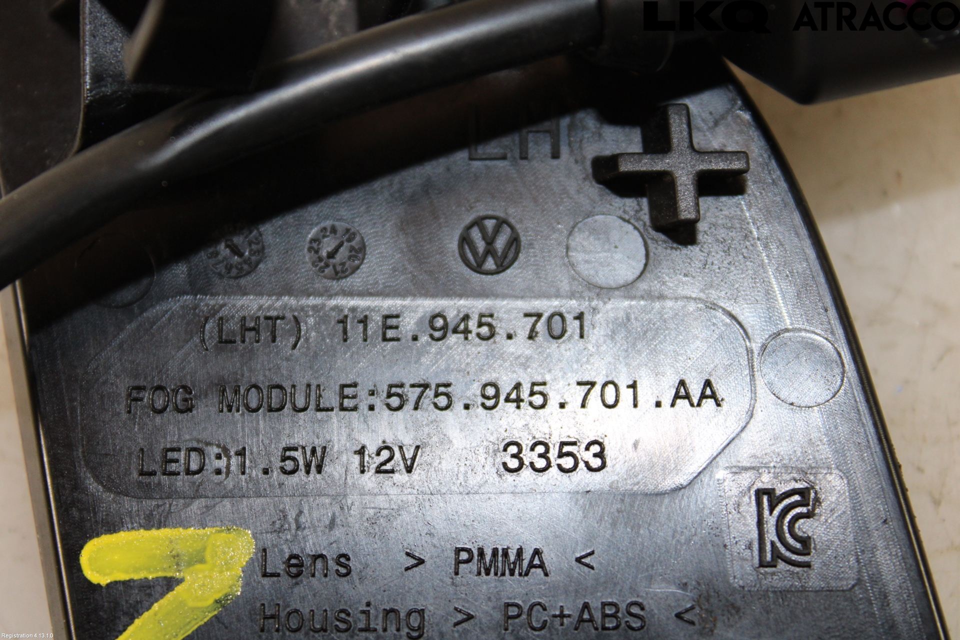 Volkswagen VW ID.4 21- Dimljus/Reflex Bak